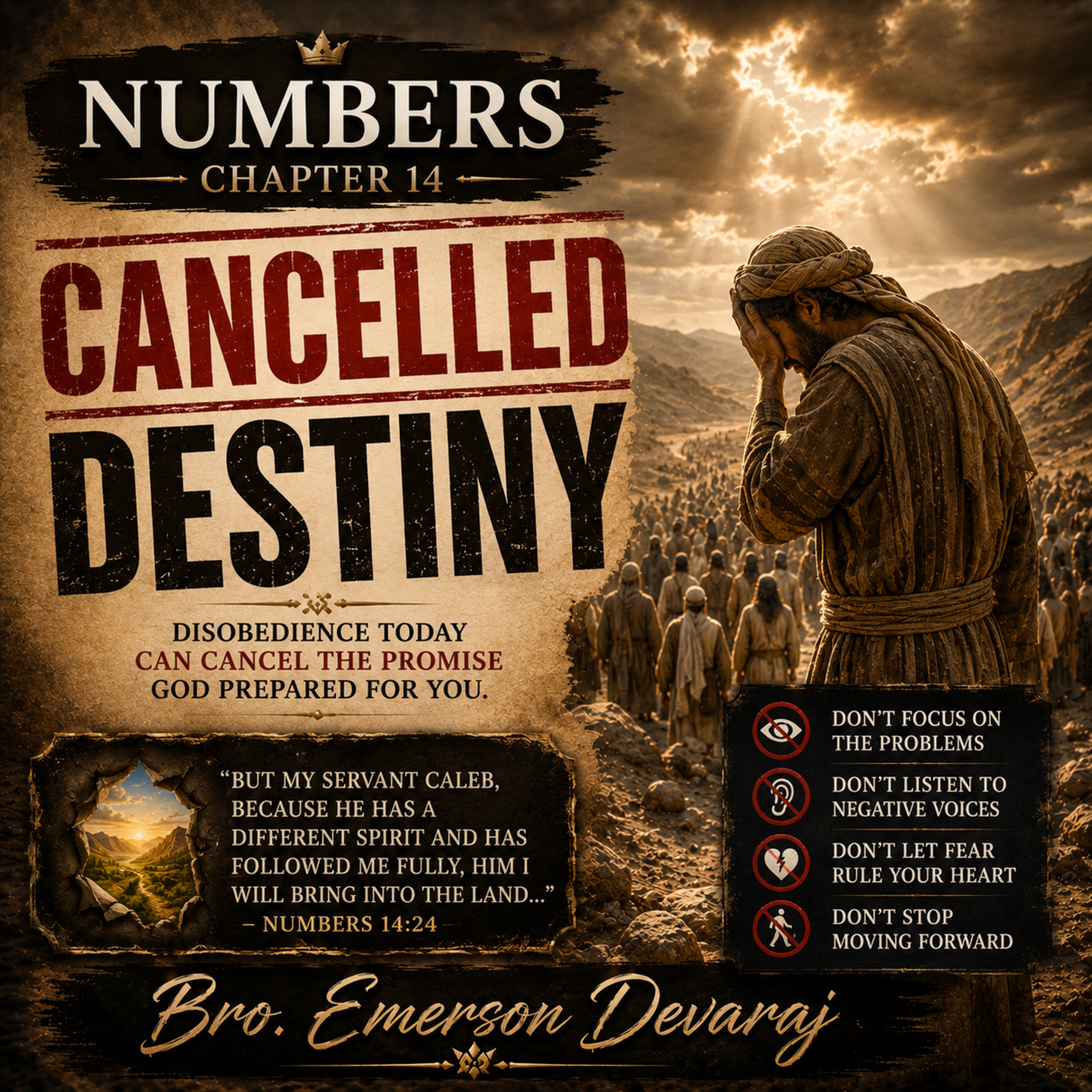 Cancelled Destiny?! ❌ வாக்குத்தத்தத்தை இழந்த தலைமுறை! எண்ணாகமம் 14 விளக்கம்! episode artwork
