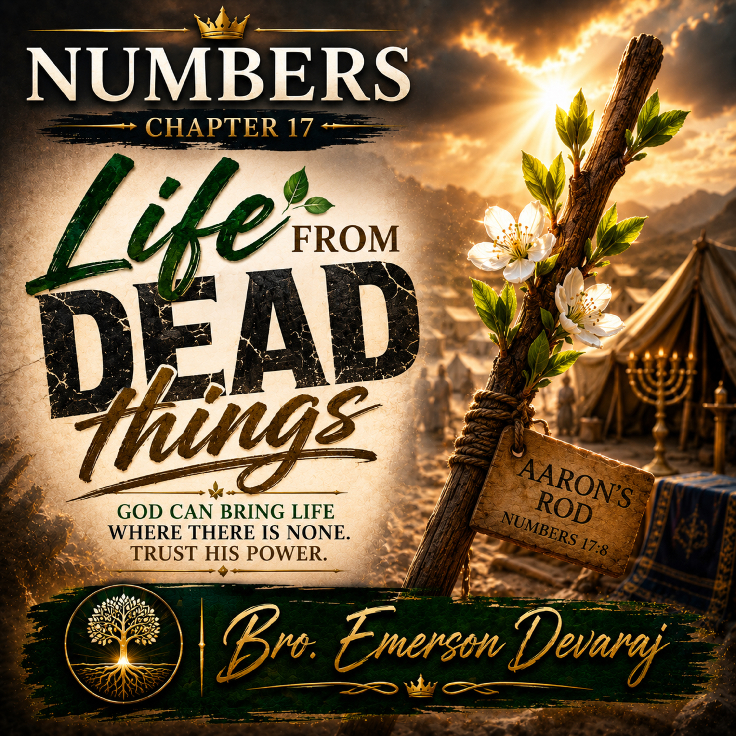 Life from Dead Things | காய்ந்த மரம் கனி கொடுக்குமா? Numbers 17 episode artwork