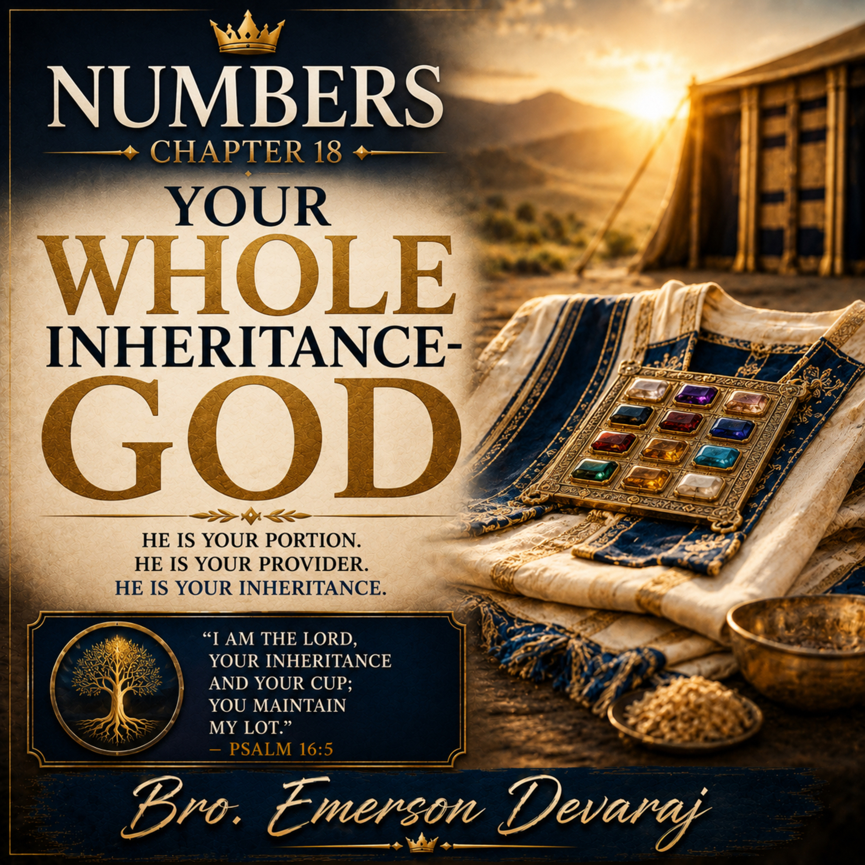 When God is Your Whole Inheritance | "நானே உன் சுதந்தரம்!"👑 episode artwork