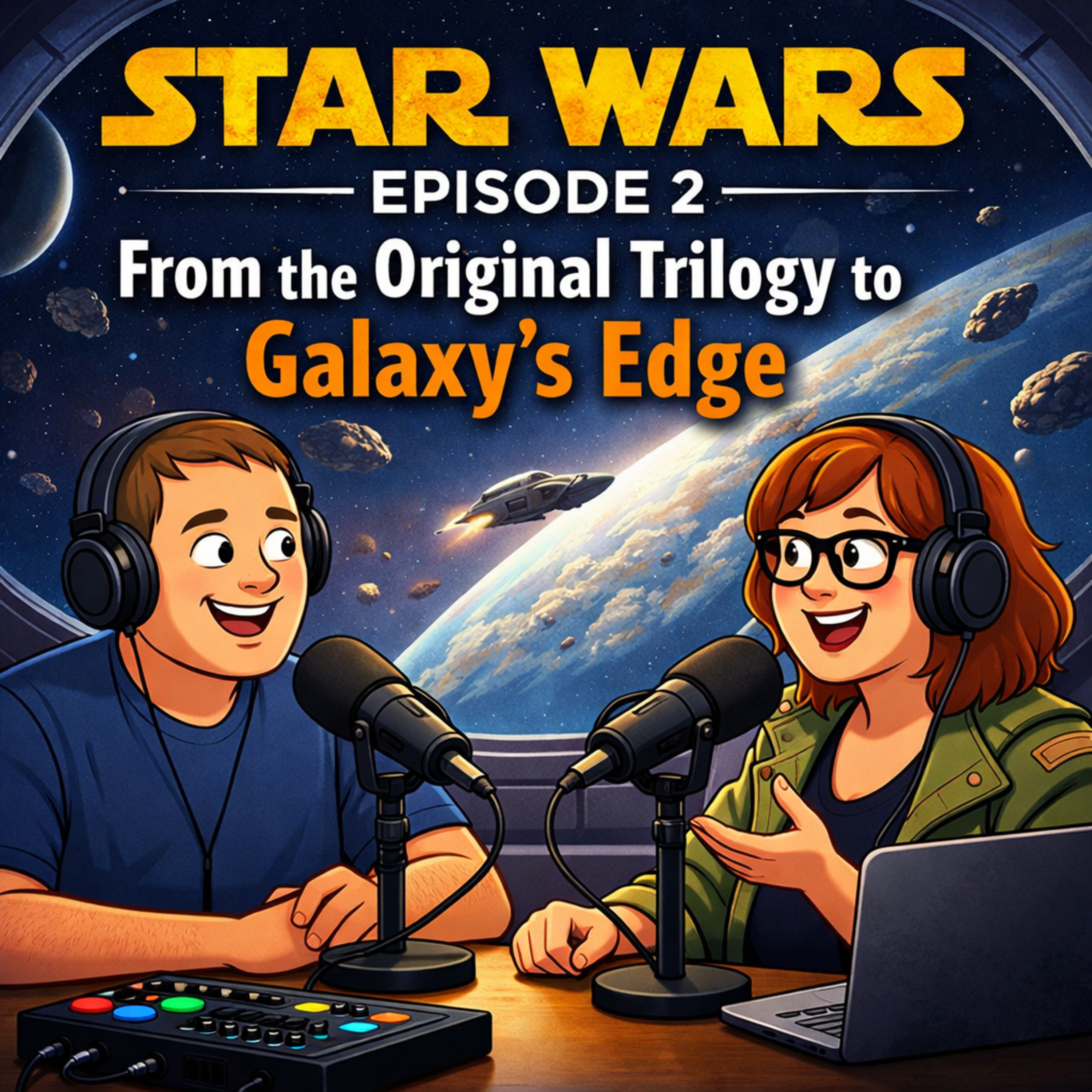 Star Wars Episode 2: From the Original Trilogy to Galaxy’s Edge episode artwork