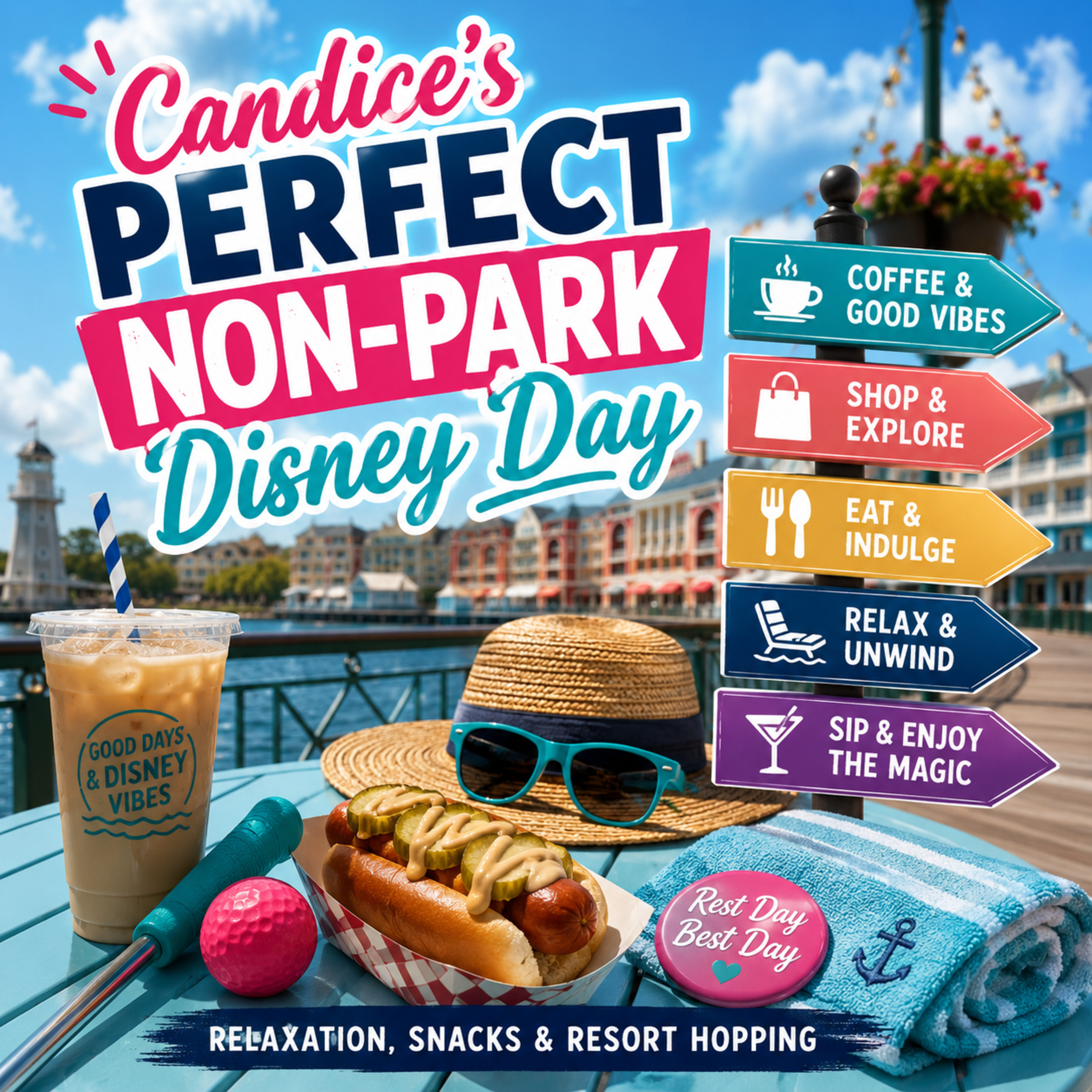 Candice's Perfect Non-Park Disney Day: Relaxation, Snacks & Resort Hopping episode artwork