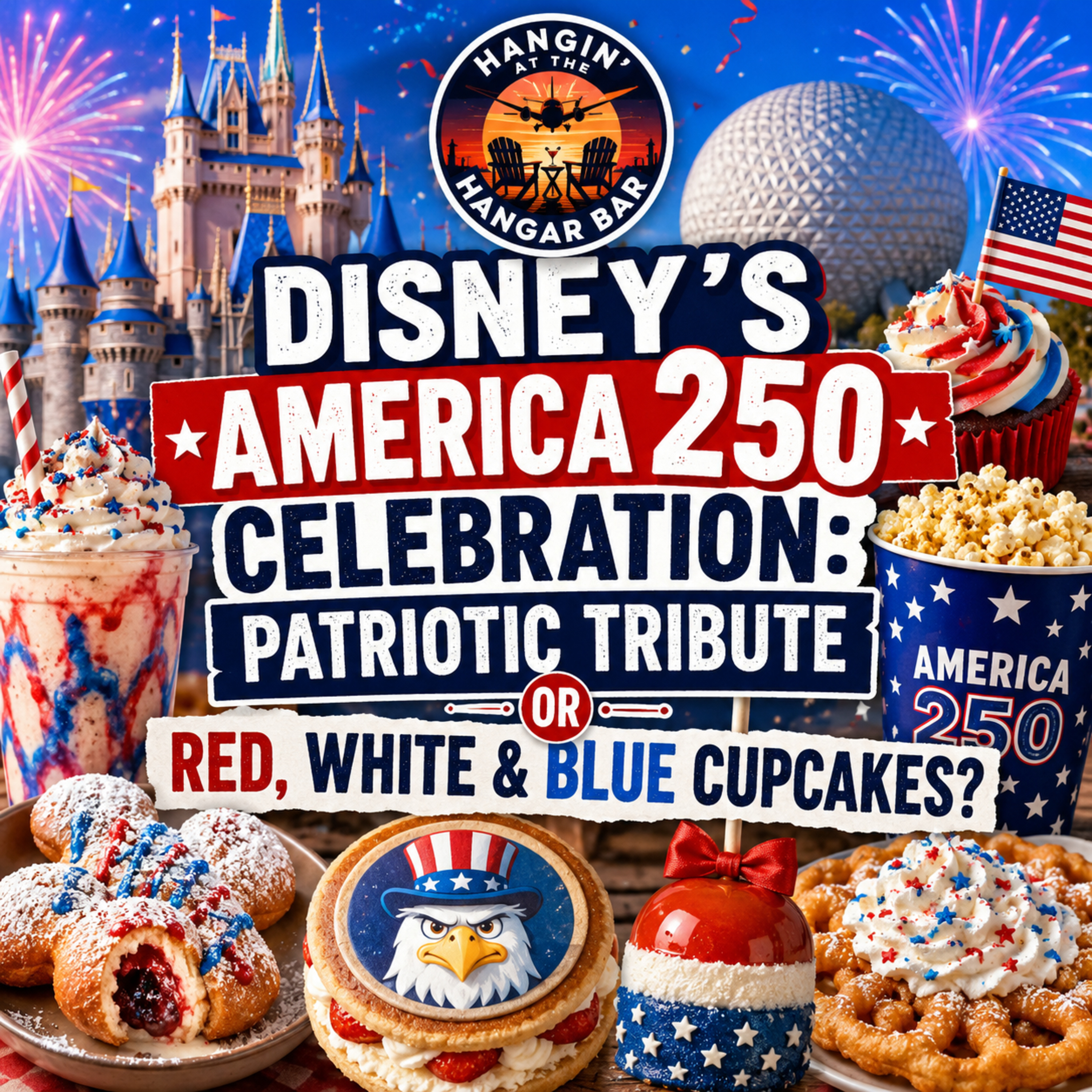 Disney's America 250 Celebration: Patriotic Tribute or Red, White & Blue Cupcakes? episode artwork
