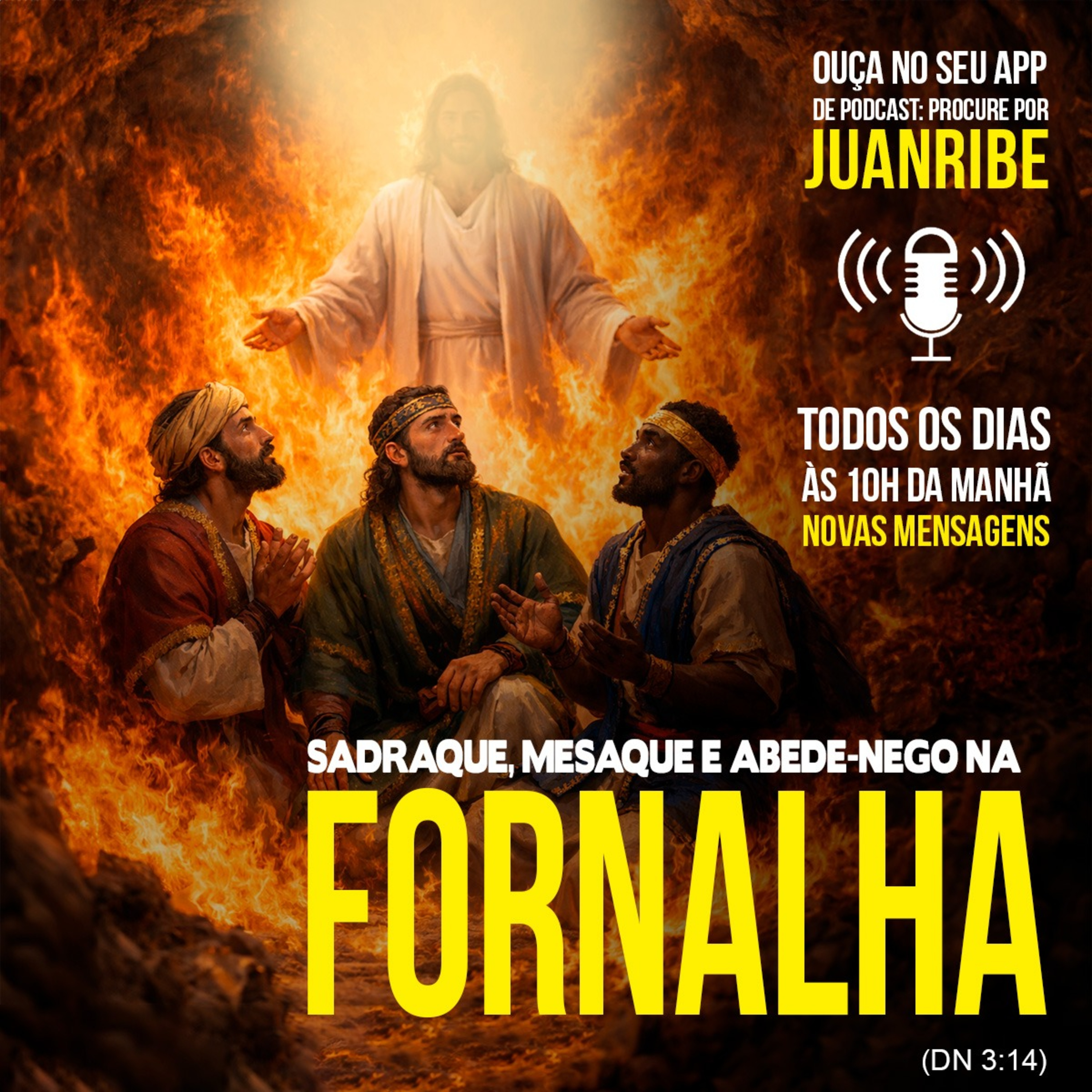 Sadraque, Mesaque e Abede-Nego na fornalha (Dn 03 14)