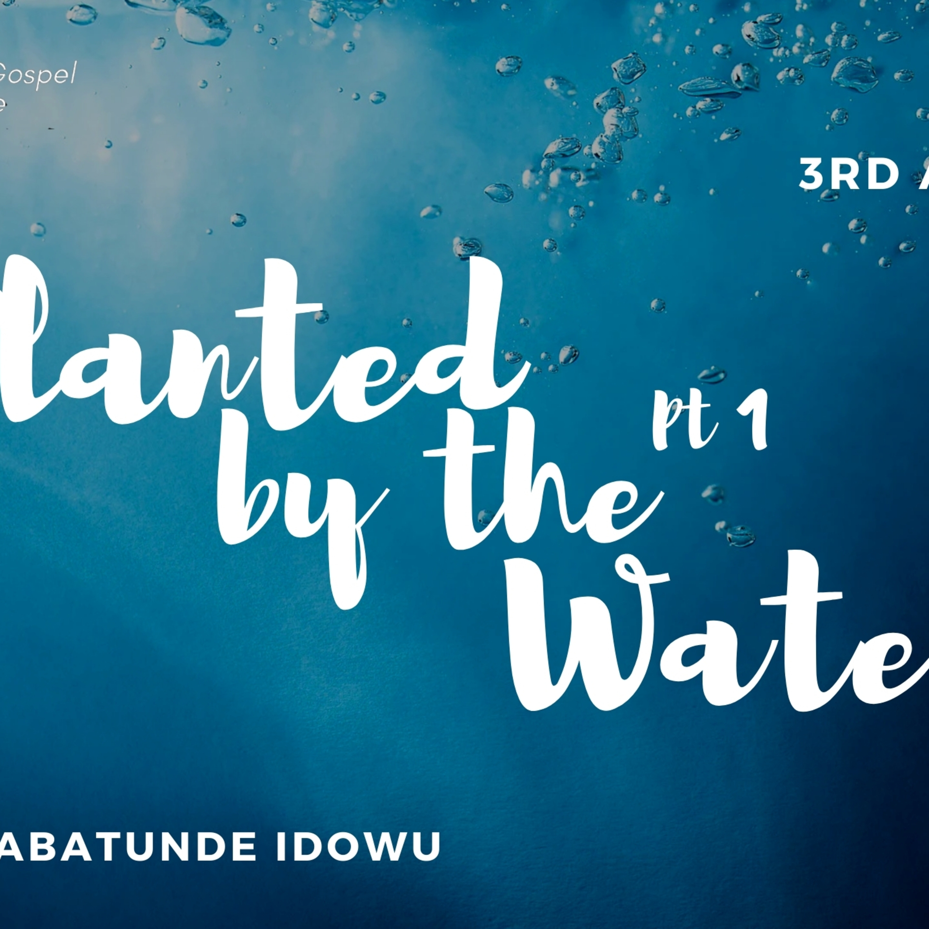 Planted by the Water 1 || Rev. Babatunde Idowu || 3rd August 2025 episode artwork