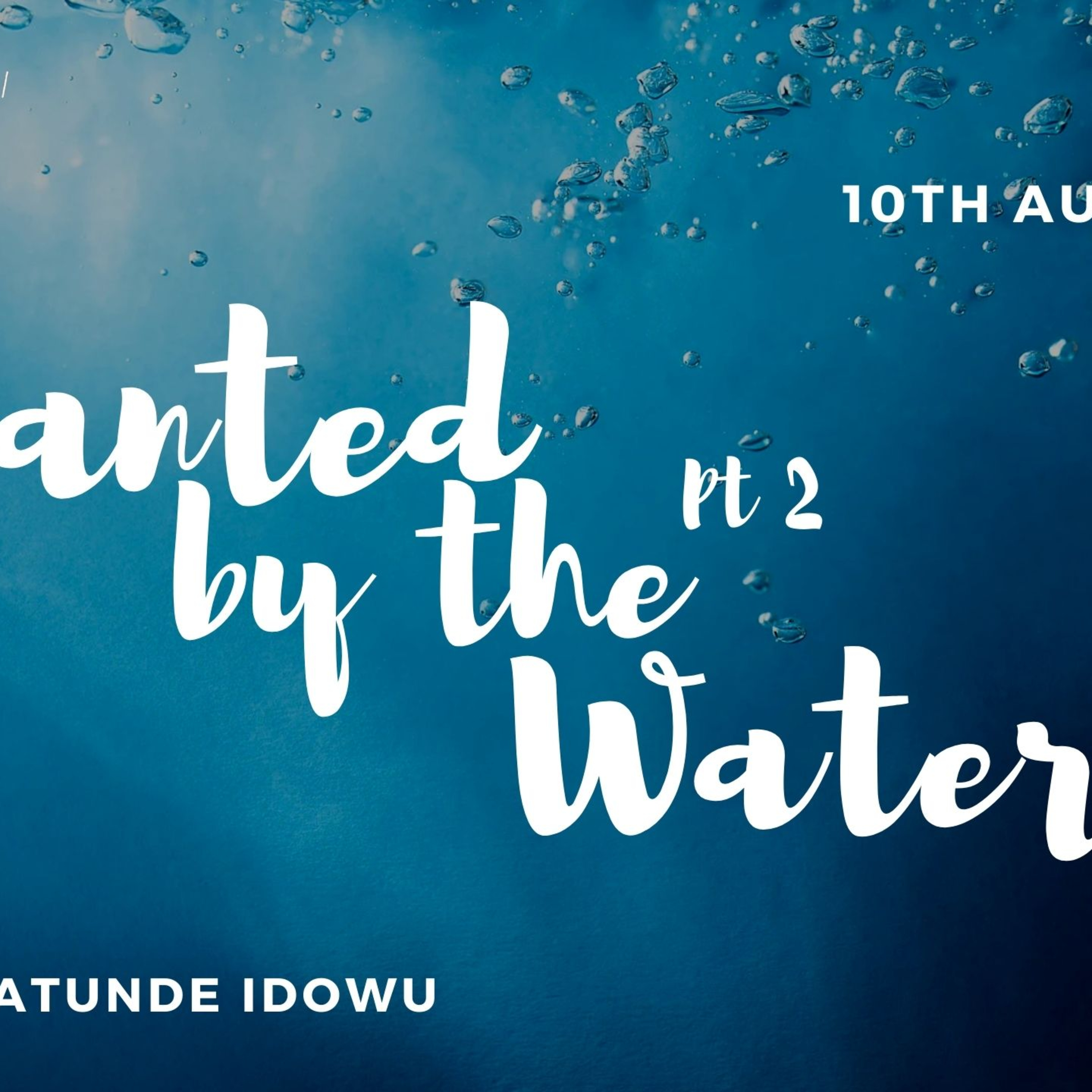 Planted by the Water 2 || Rev. Babatunde Idowu || 10th August 2025 episode artwork