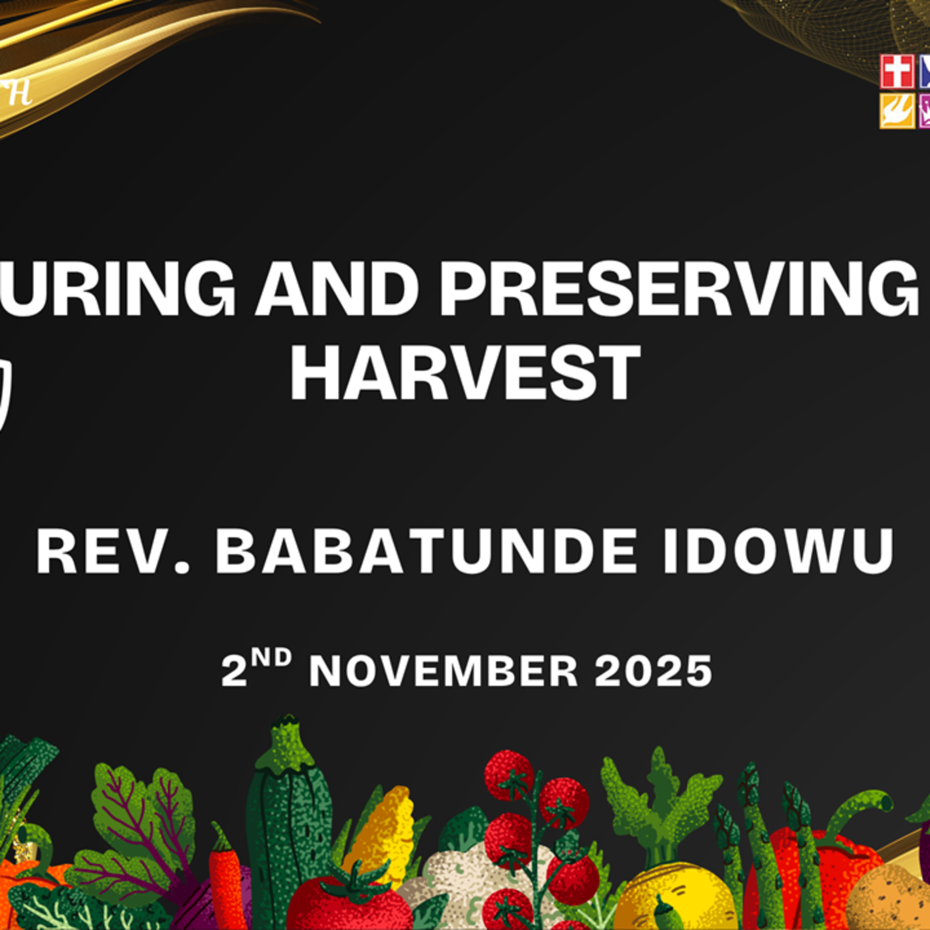 Securing and Preserving the Harvest || Rev. Babatunde Idowu || 2nd November 2025 episode artwork