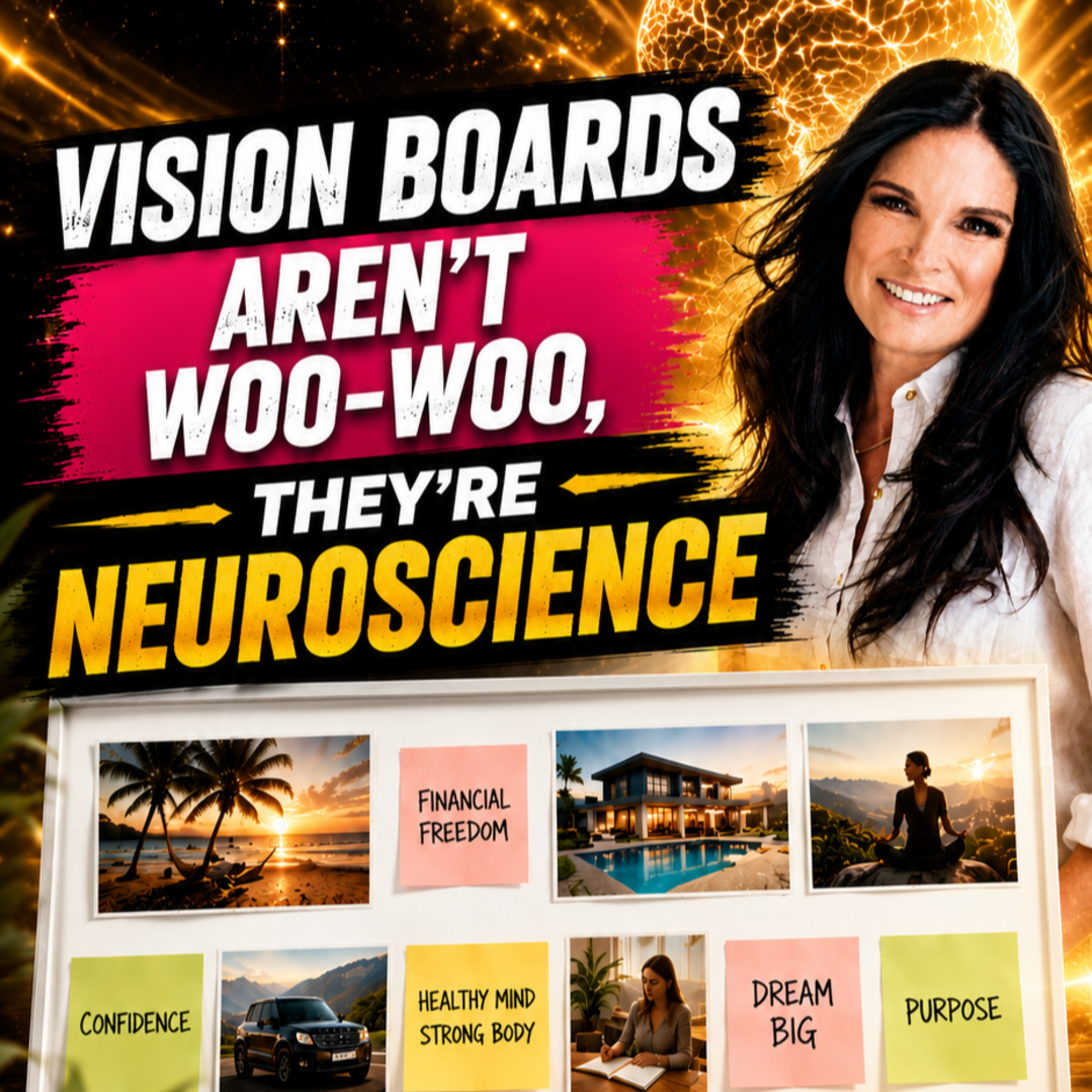 VISION BOARDS AREN’T WOO-WOO. THEY’RE NEUROSCIENCE. - Debbi Sluys with Jane Applegath