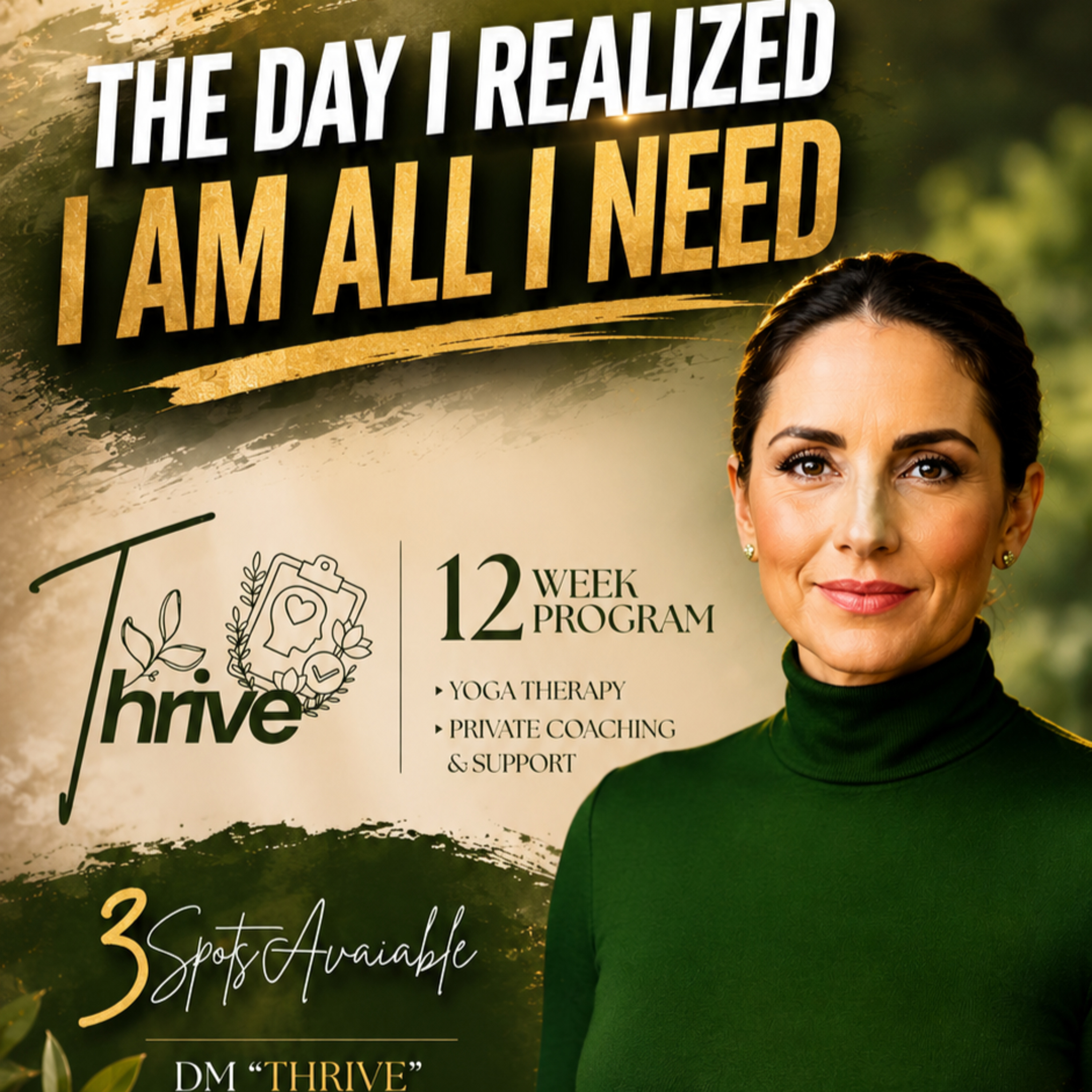 THE DAY I REALIZED I AM ALL I NEED - Tatiana Miller with Jane Applegath - Epic Vision Zone