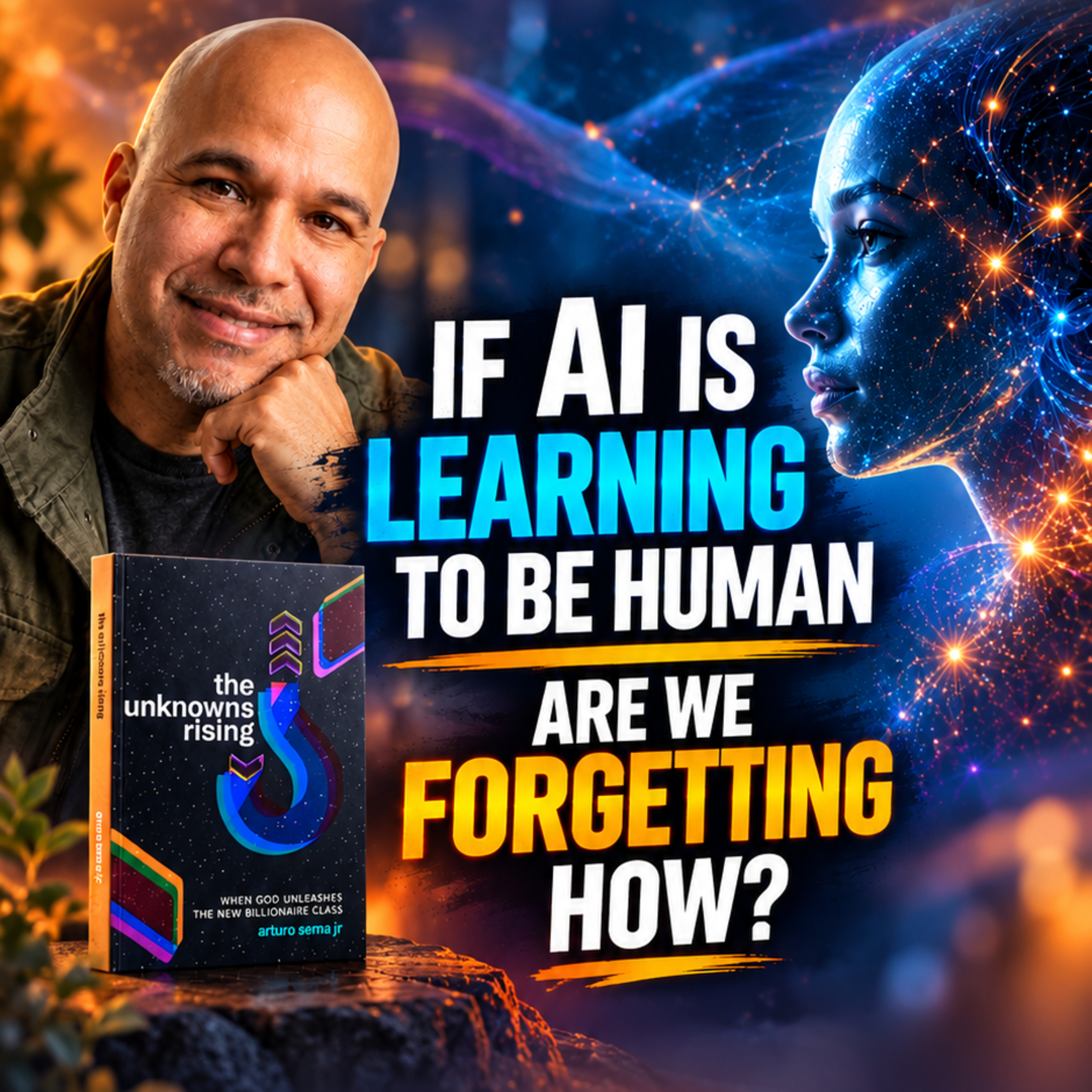 IF AI IS LEARNING TO BE HUMAN, ARE WE FORGETTING HOW? - Art Serna with Jane Applegath