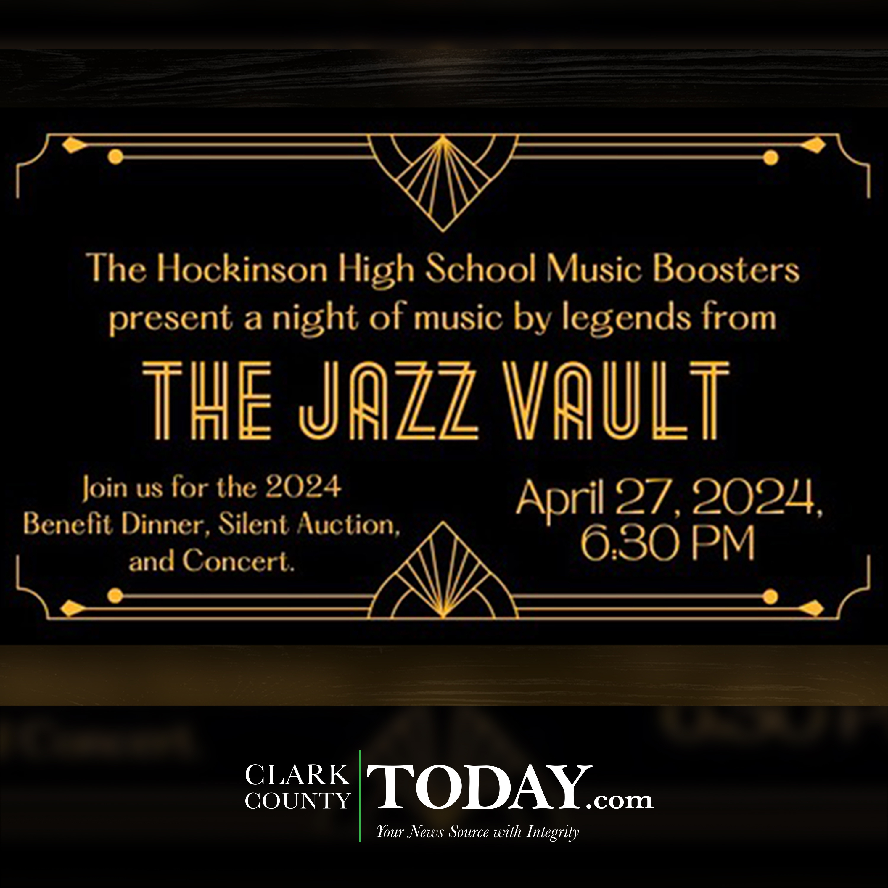 Hockinson High School band hosts Music from The Jazz Vault fundraiser on April 27