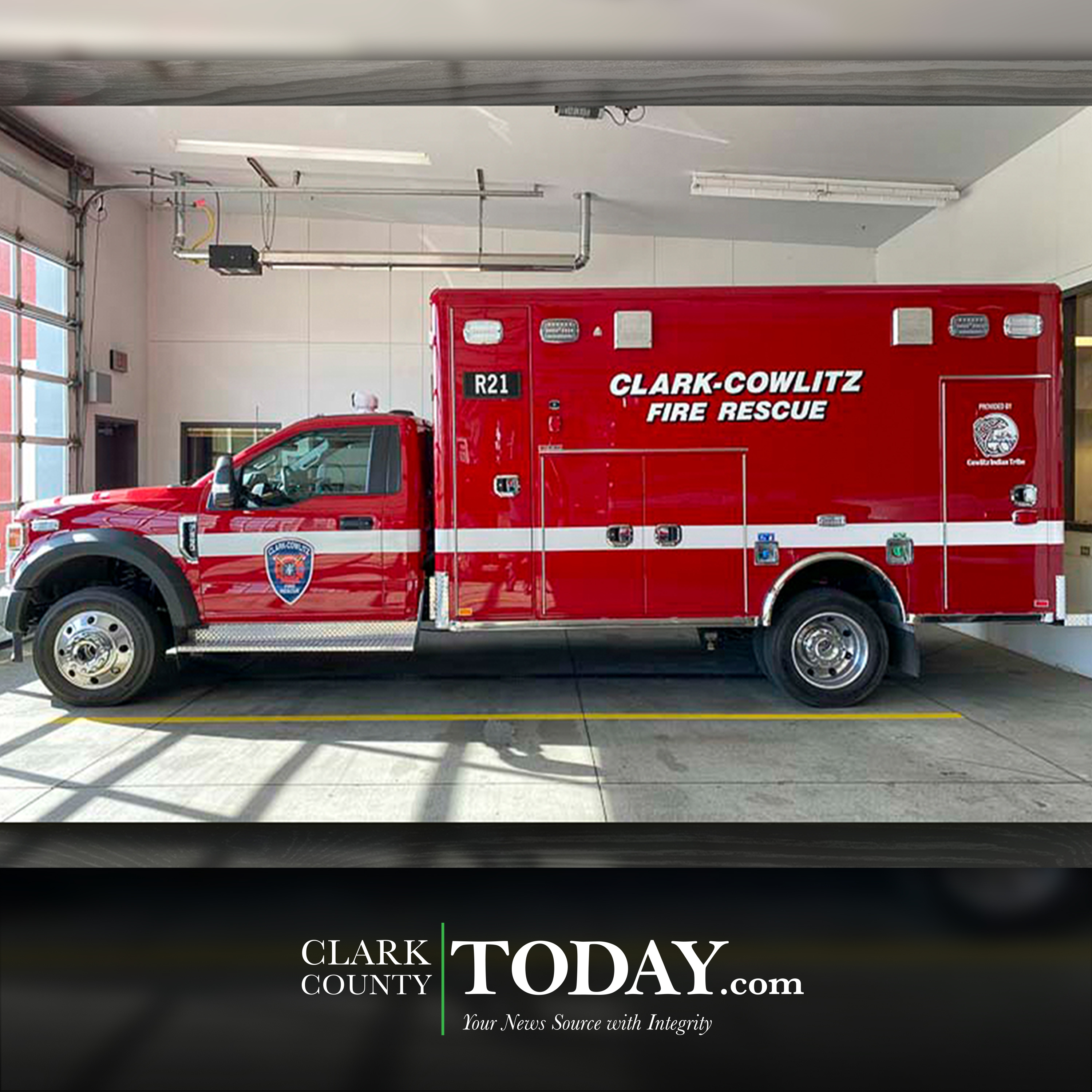 Clark-Cowlitz Fire Rescue to hold ‘push-in’ Ceremony for new ambulance