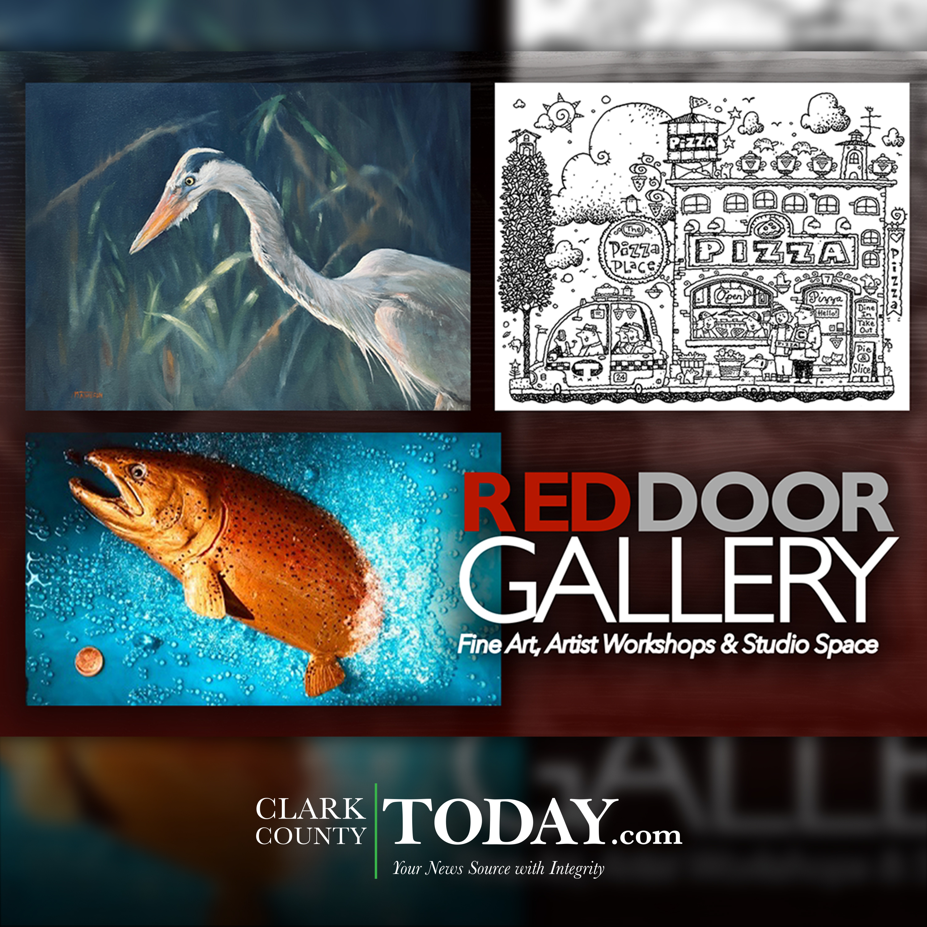 See what’s blooming on canvas, glass, copper and clay at RedDoor Gallery this Saturday