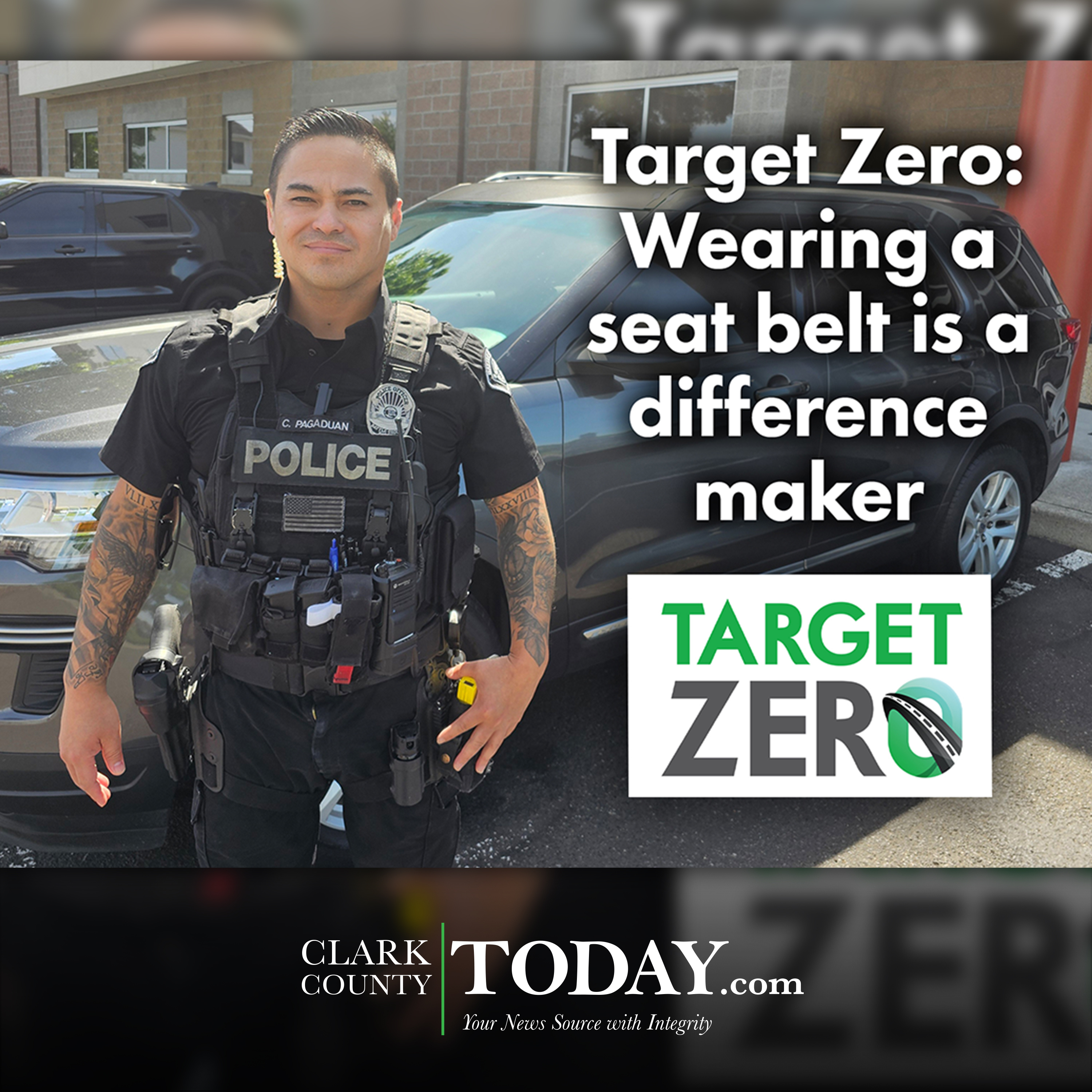 Target Zero: Wearing a seat belt is a difference maker