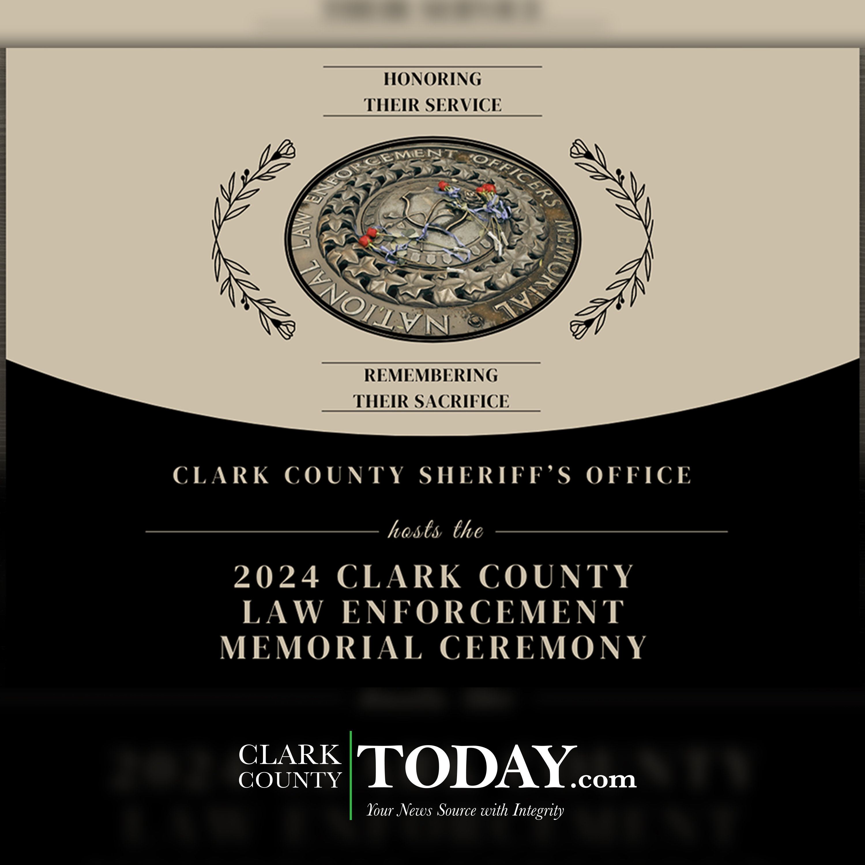 2024 Clark County Law Enforcement Memorial Ceremony scheduled for May 22