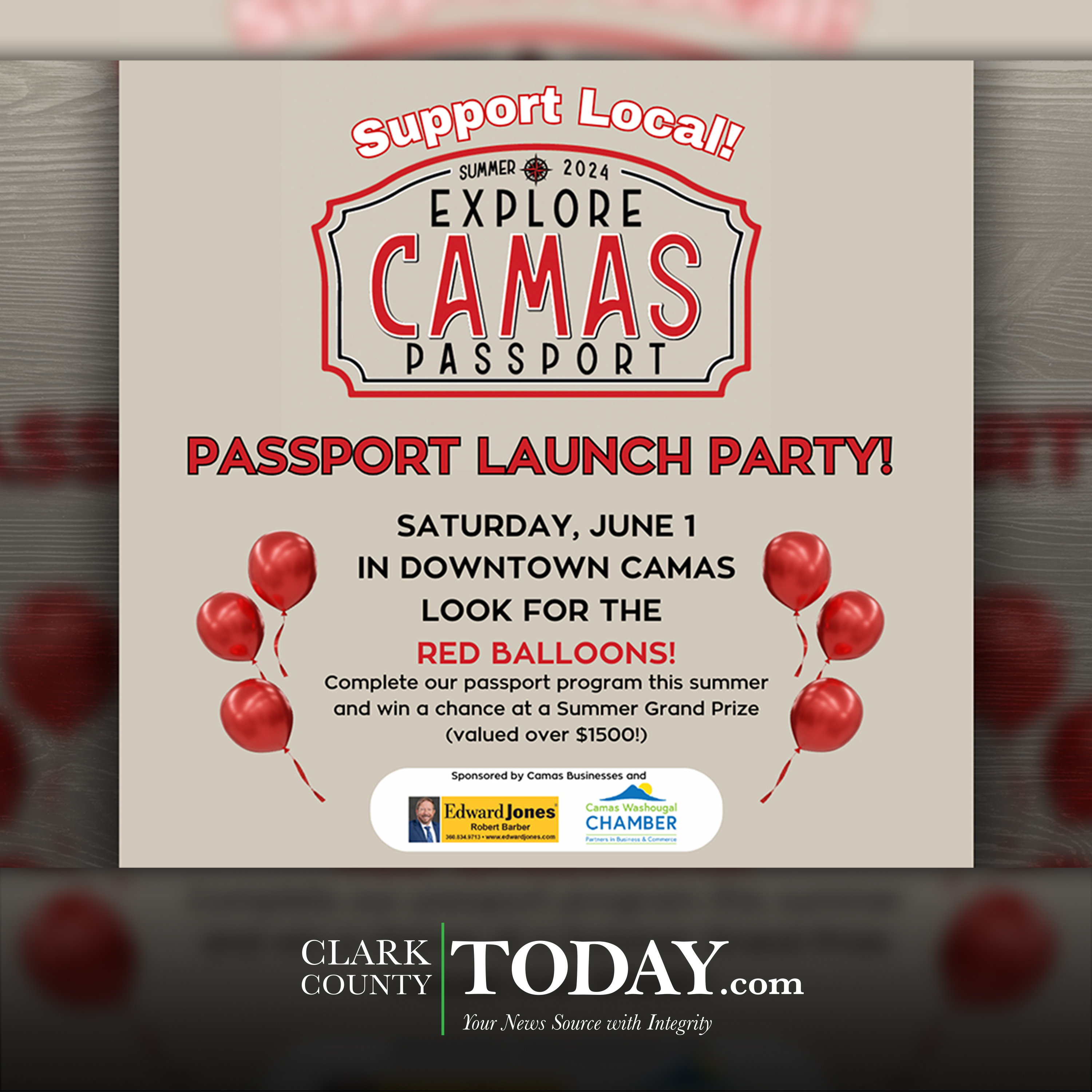 29 Camas businesses announce the launch of the Explore Camas Passport