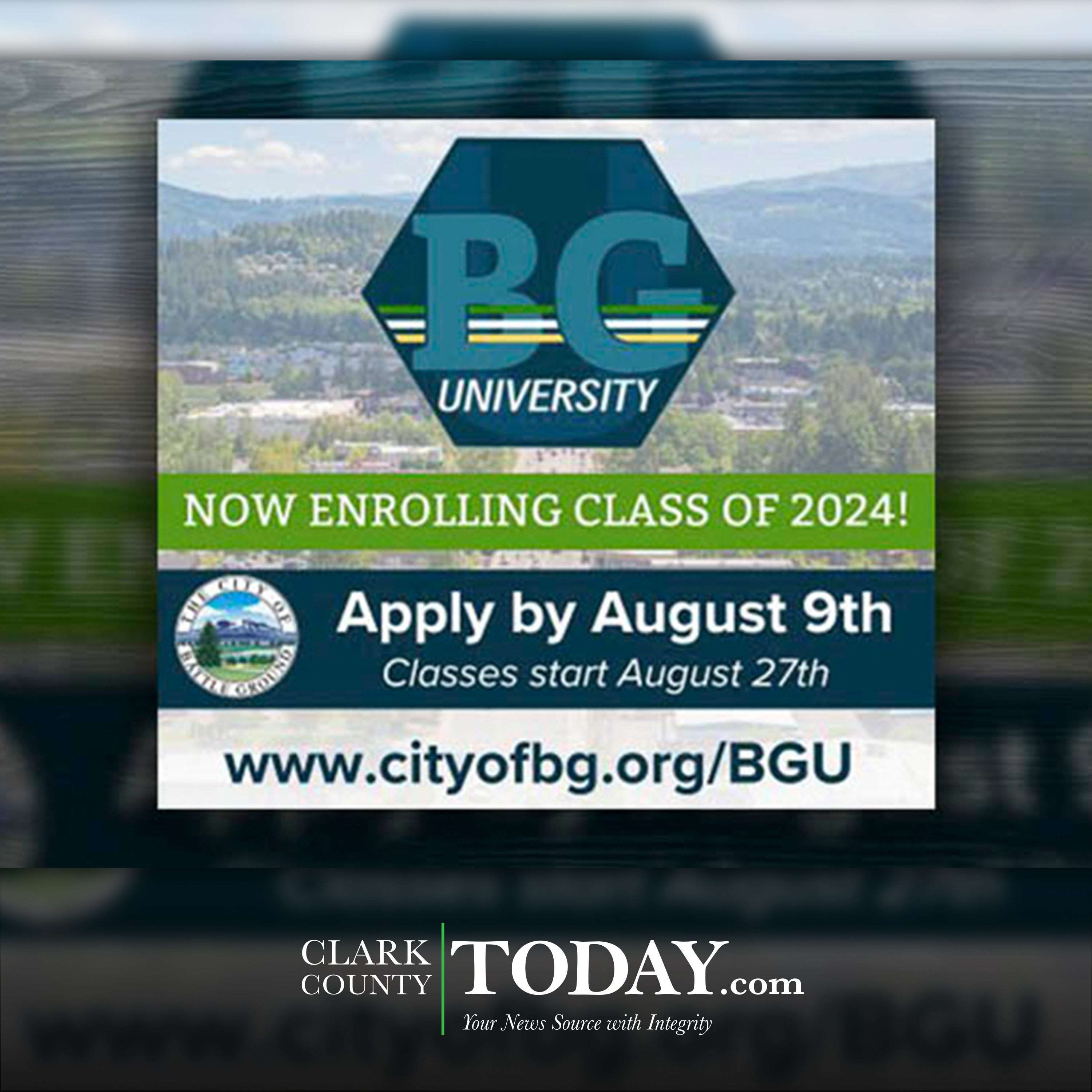 Battle Ground University enrolling ‘Class of 2024’