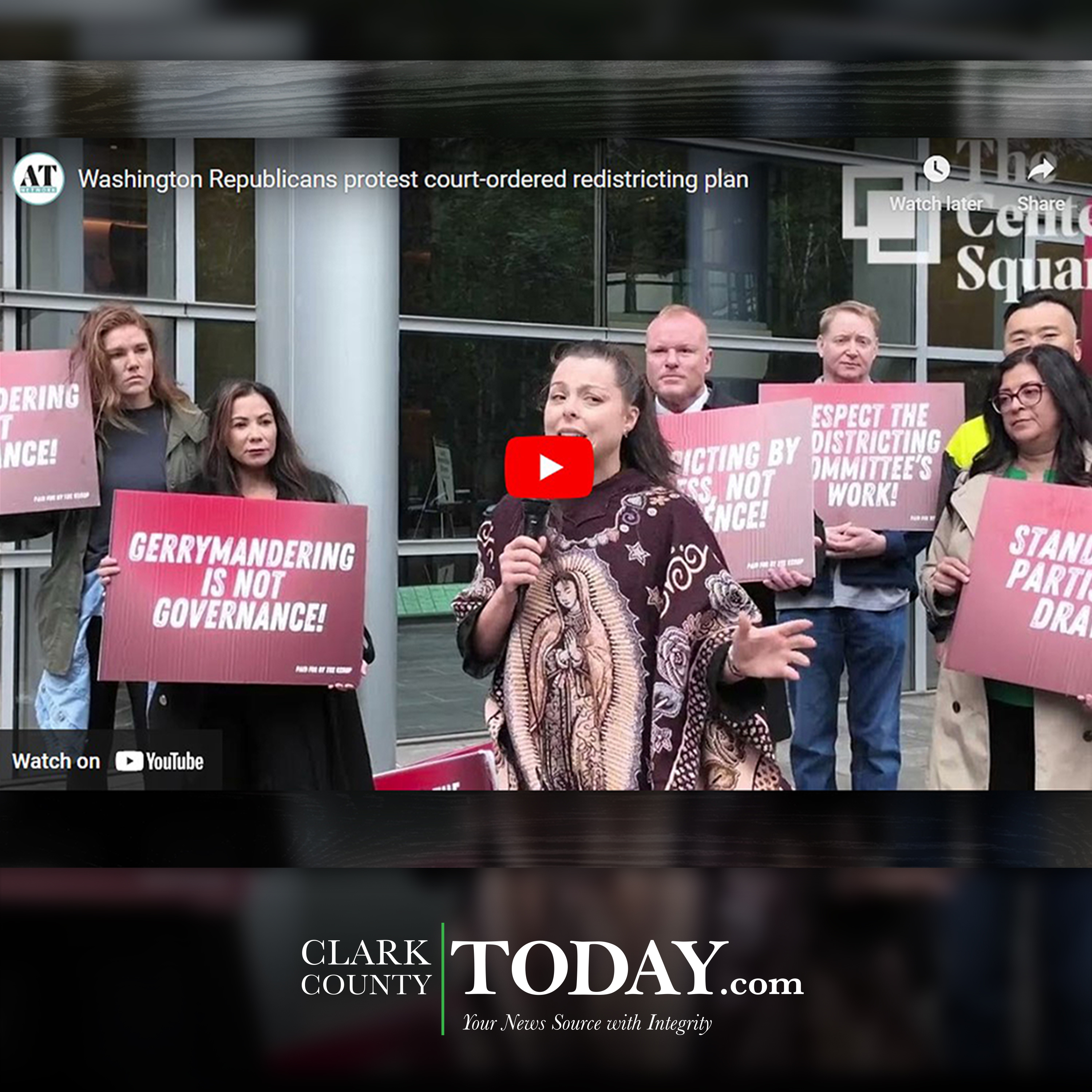 Washington state Republicans protest court-ordered redistricting plan