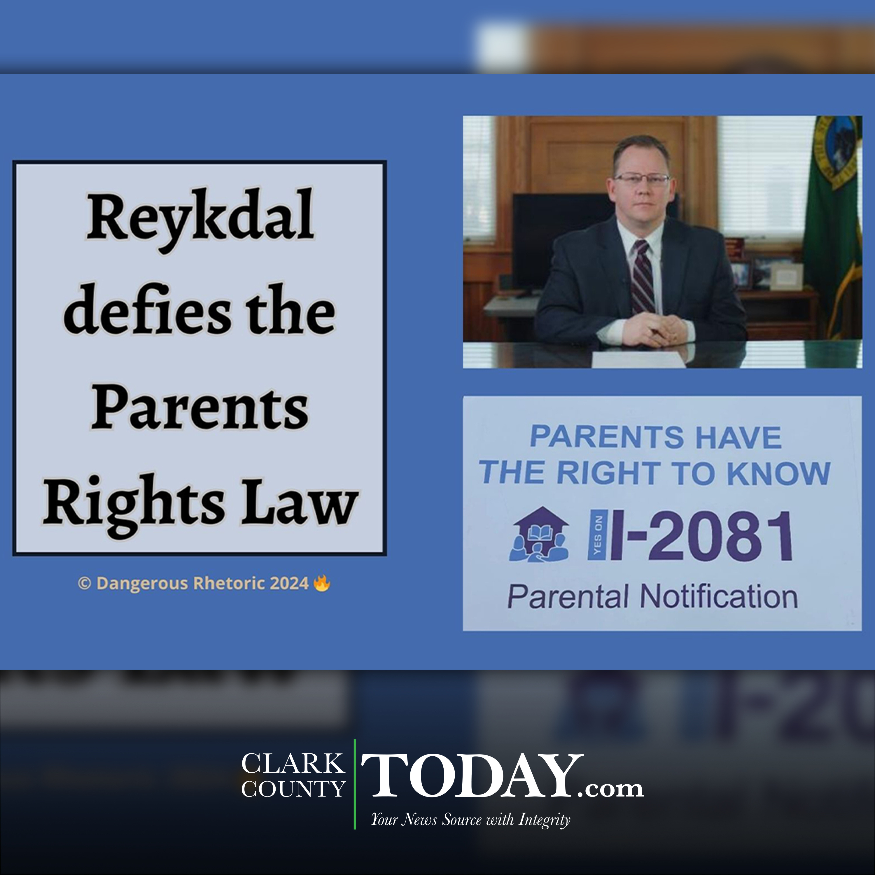 Opinion: Reykdal defies the Parents Rights Law
