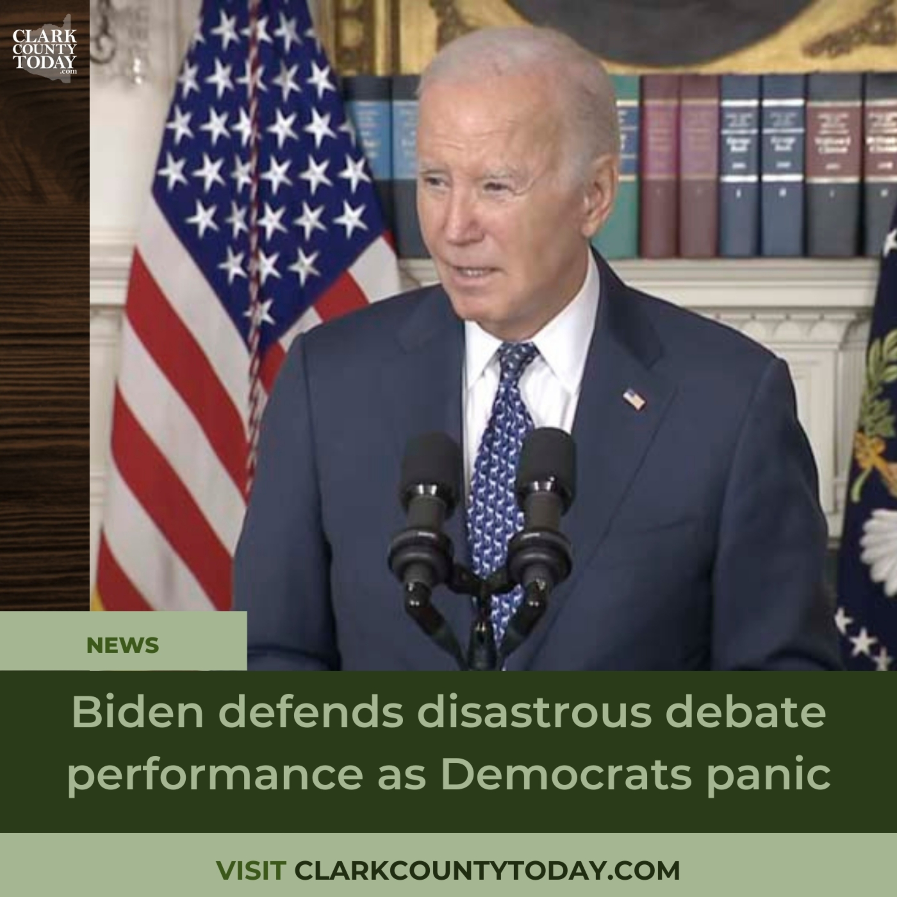 Biden defends disastrous debate performance as Democrats panic