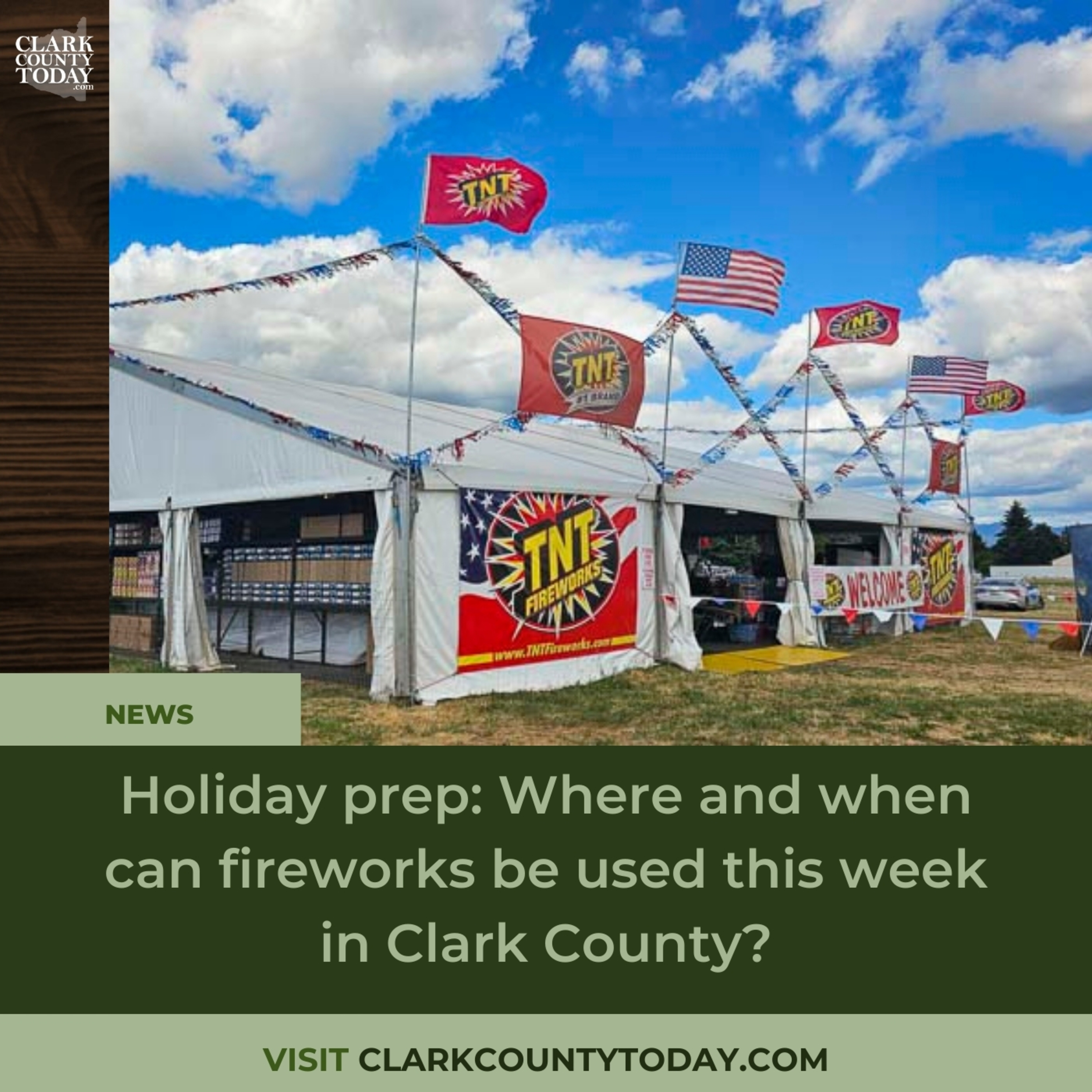 Holiday prep: Where and when can fireworks be used this week in Clark County?