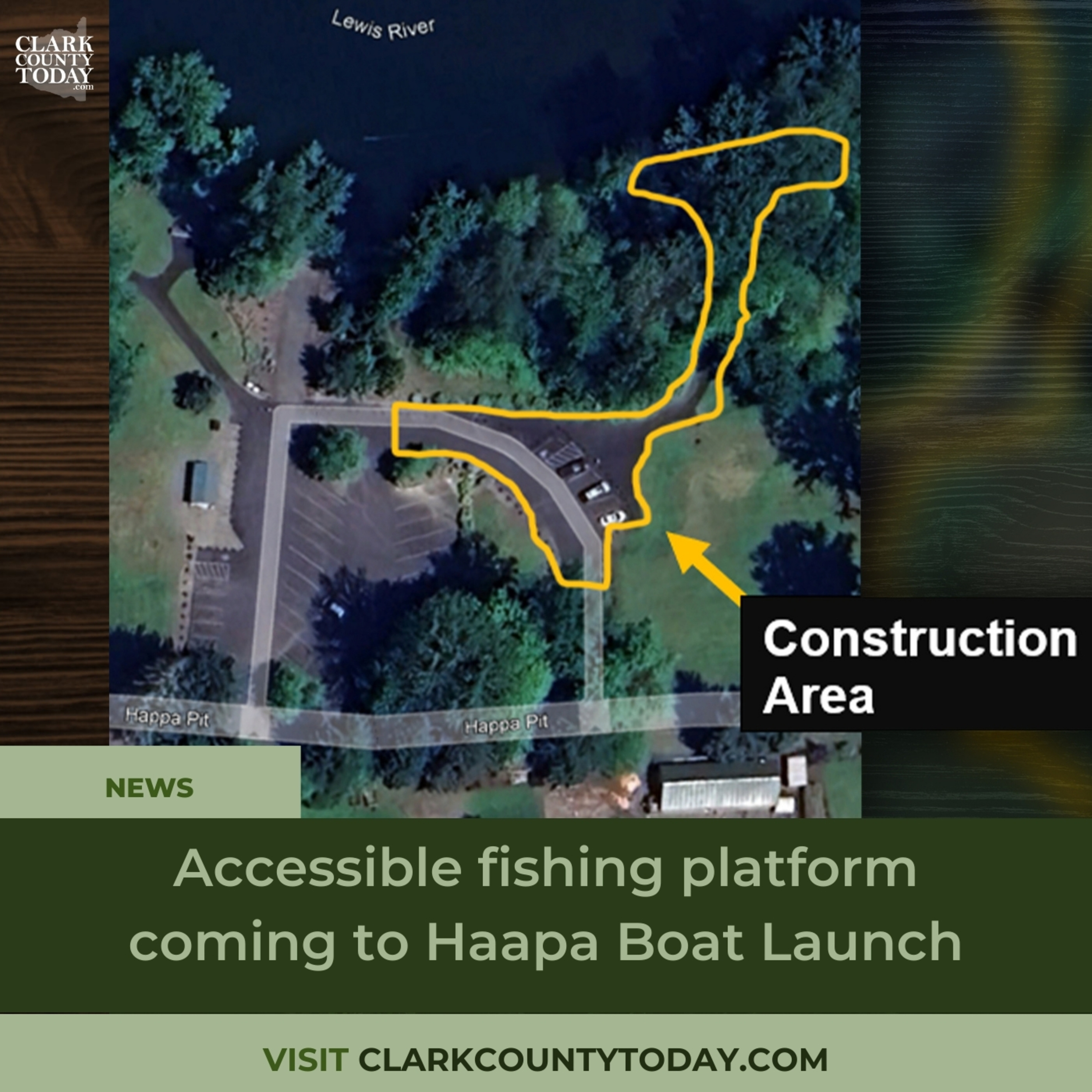 Accessible fishing platform coming to Haapa Boat Launch