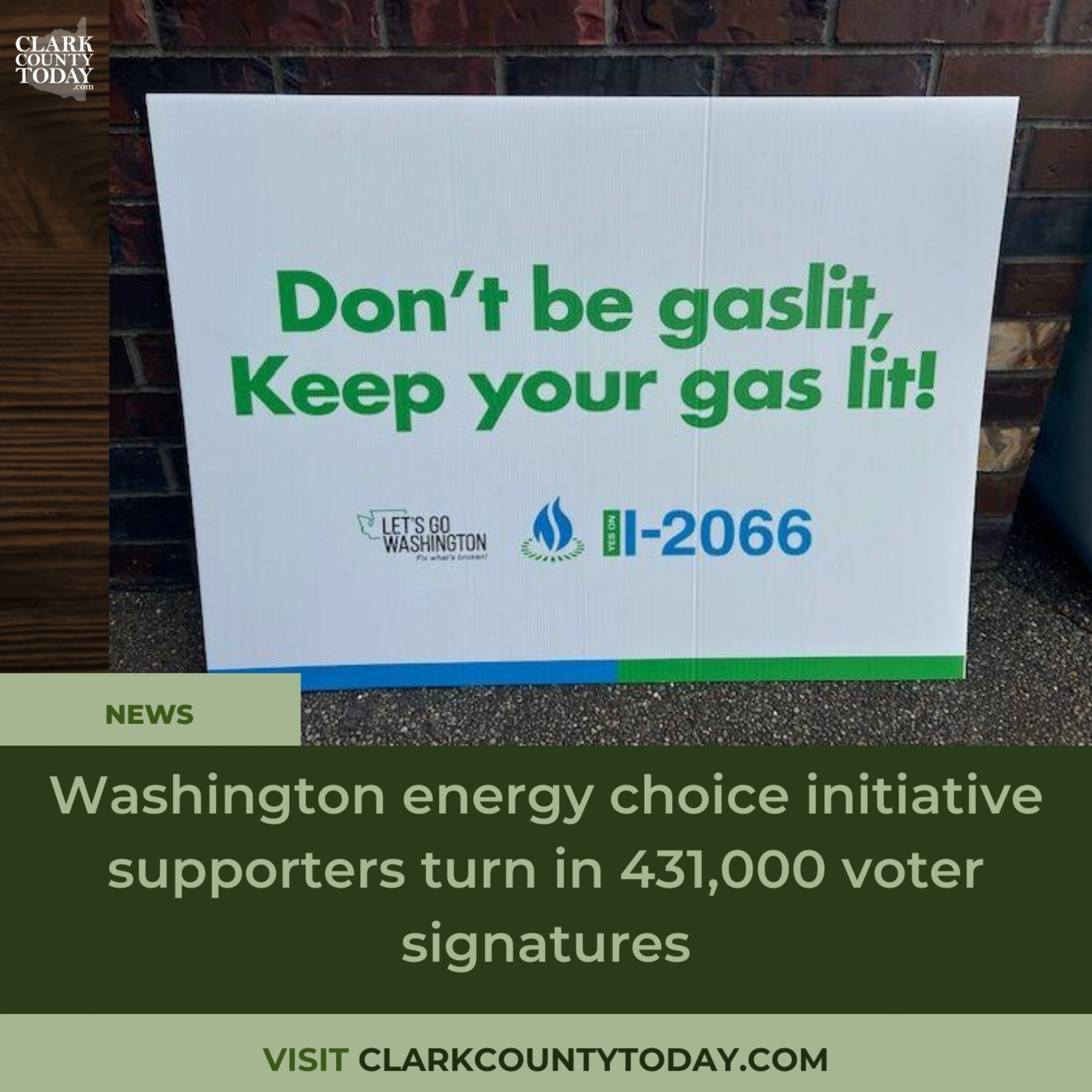 Washington energy choice initiative supporters turn in 431,000 voter signatures