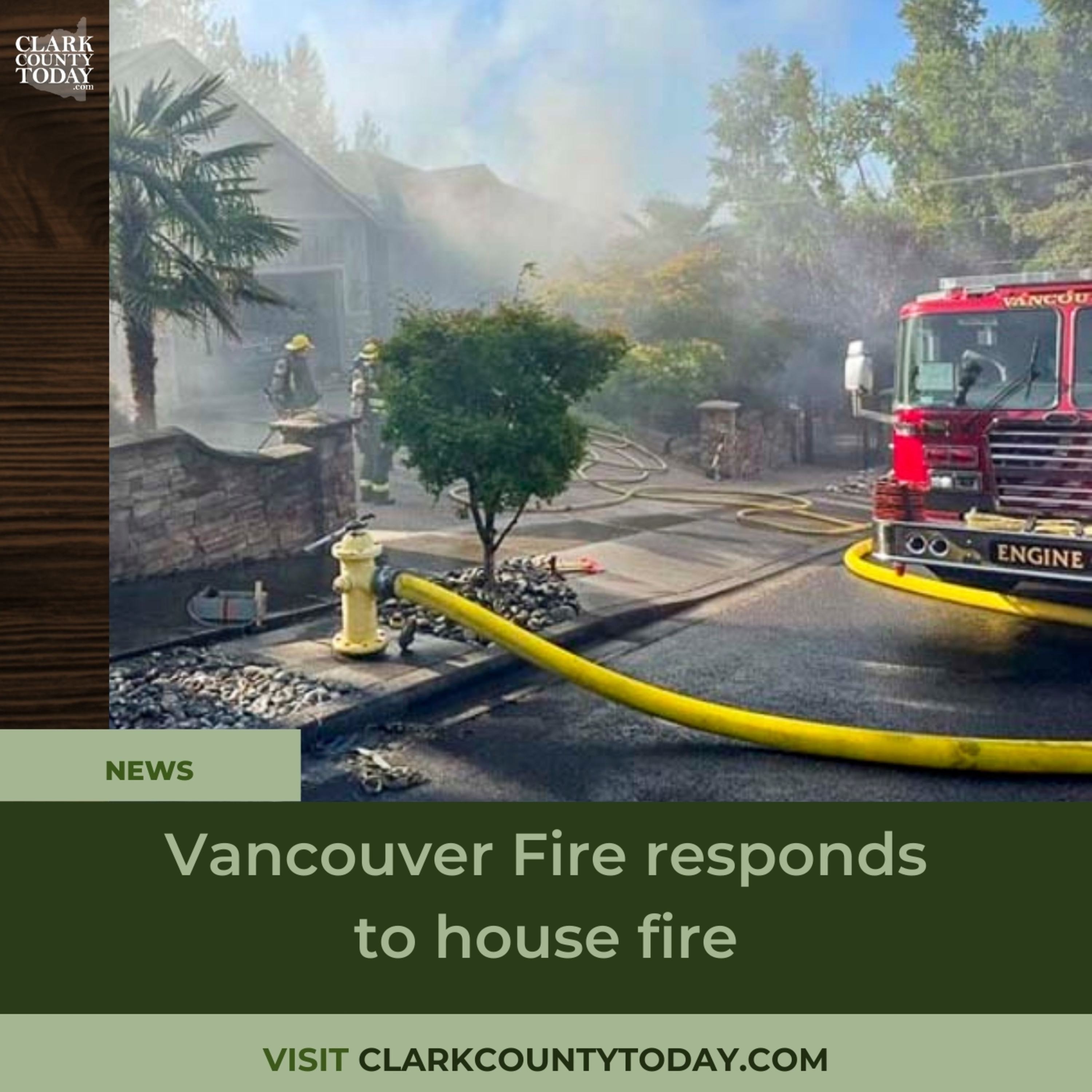 Vancouver Fire responds to house fire