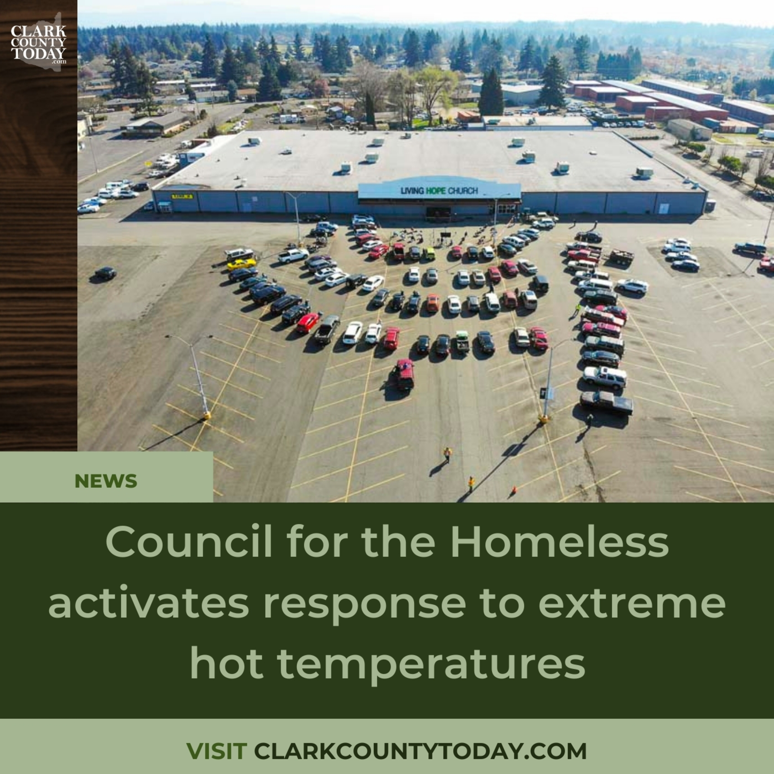 Council for the Homeless activates response to extreme hot temperatures