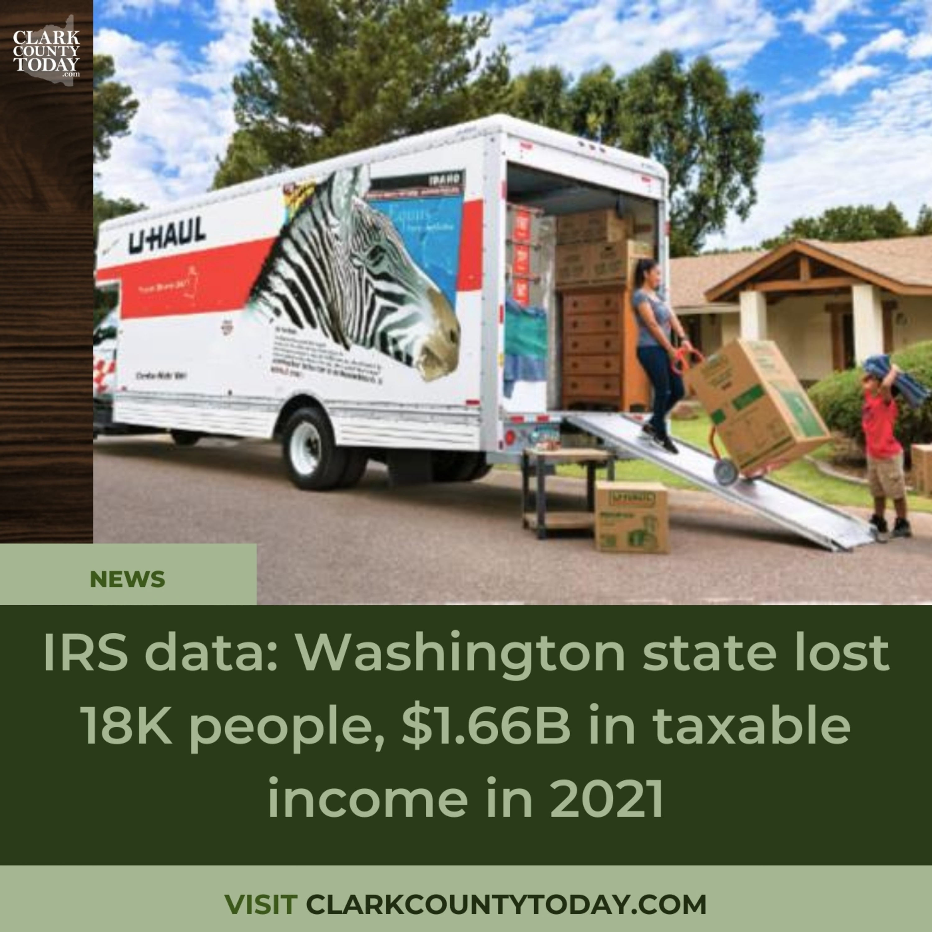 IRS data: Washington state lost 18K people, $1.66B in taxable income in 2021