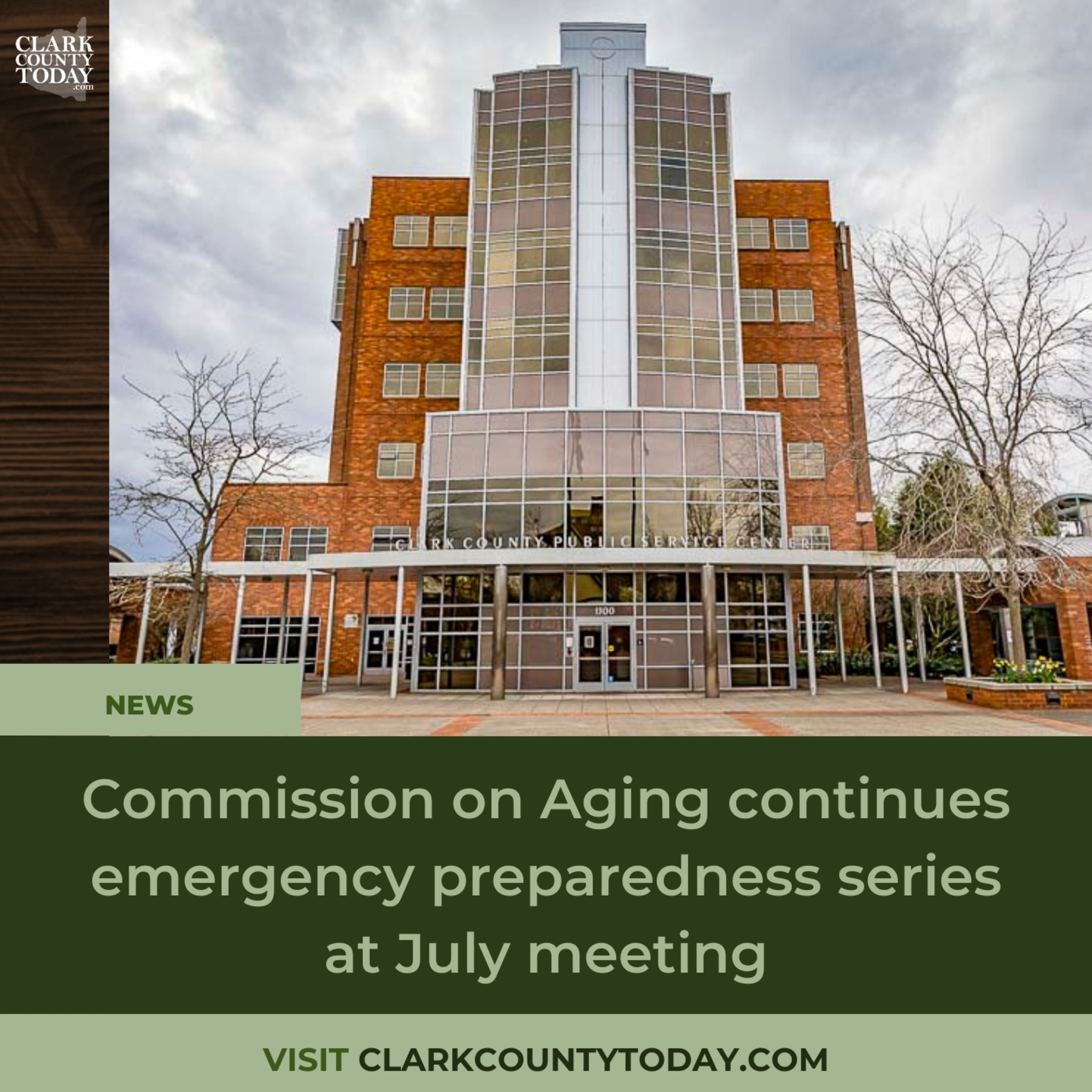Commission on Aging continues emergency preparedness series at July meeting