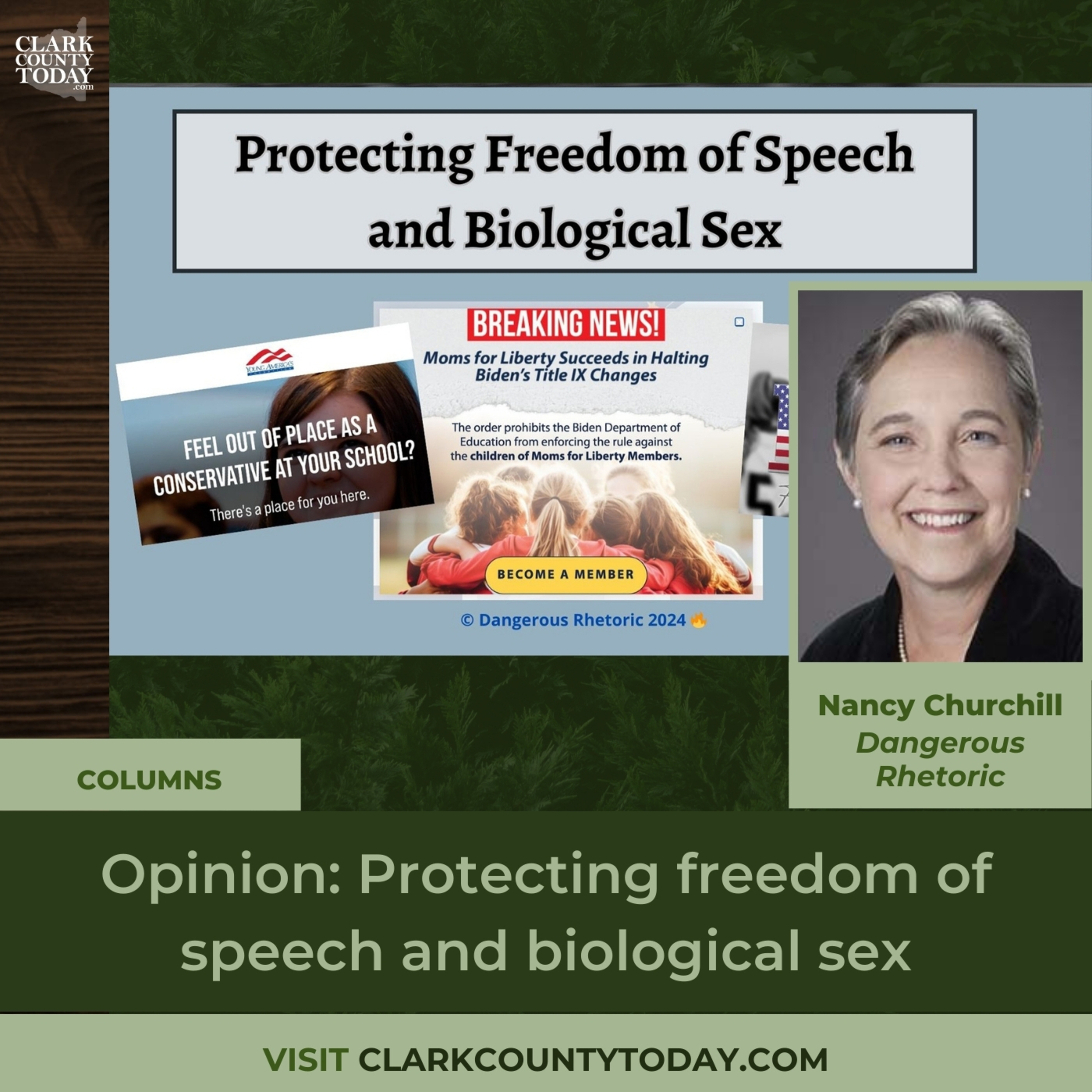 Opinion: Protecting freedom of speech and biological sex