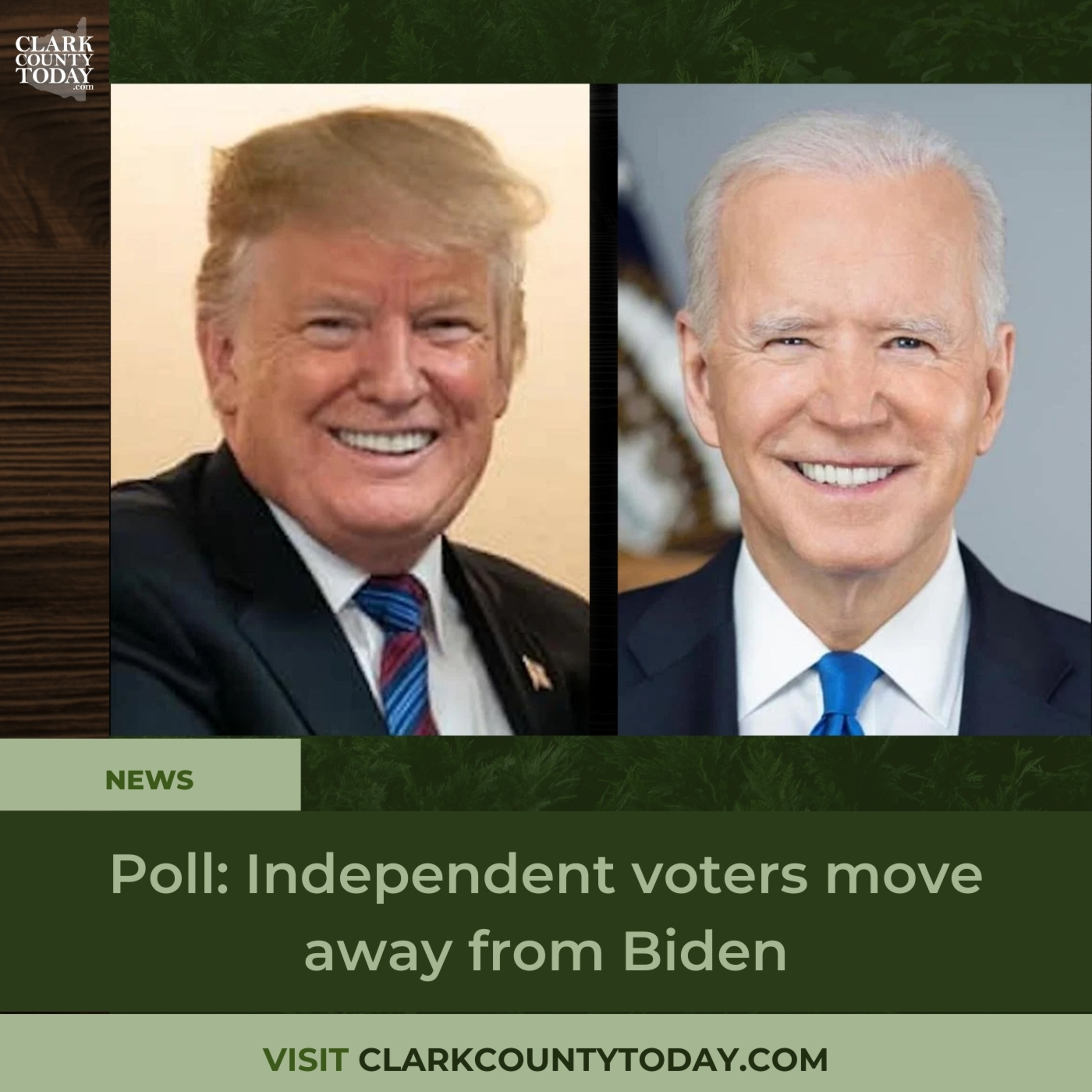 Poll: Independent voters move away from Biden