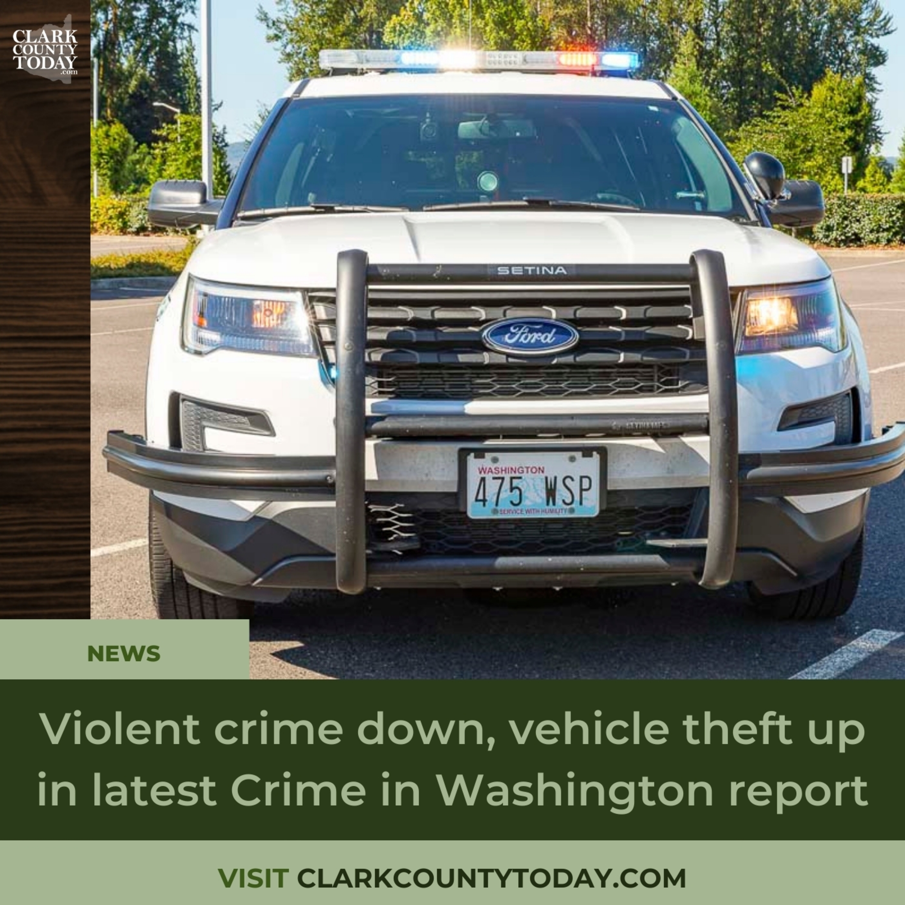 Violent crime down, vehicle theft up in latest Crime in Washington report