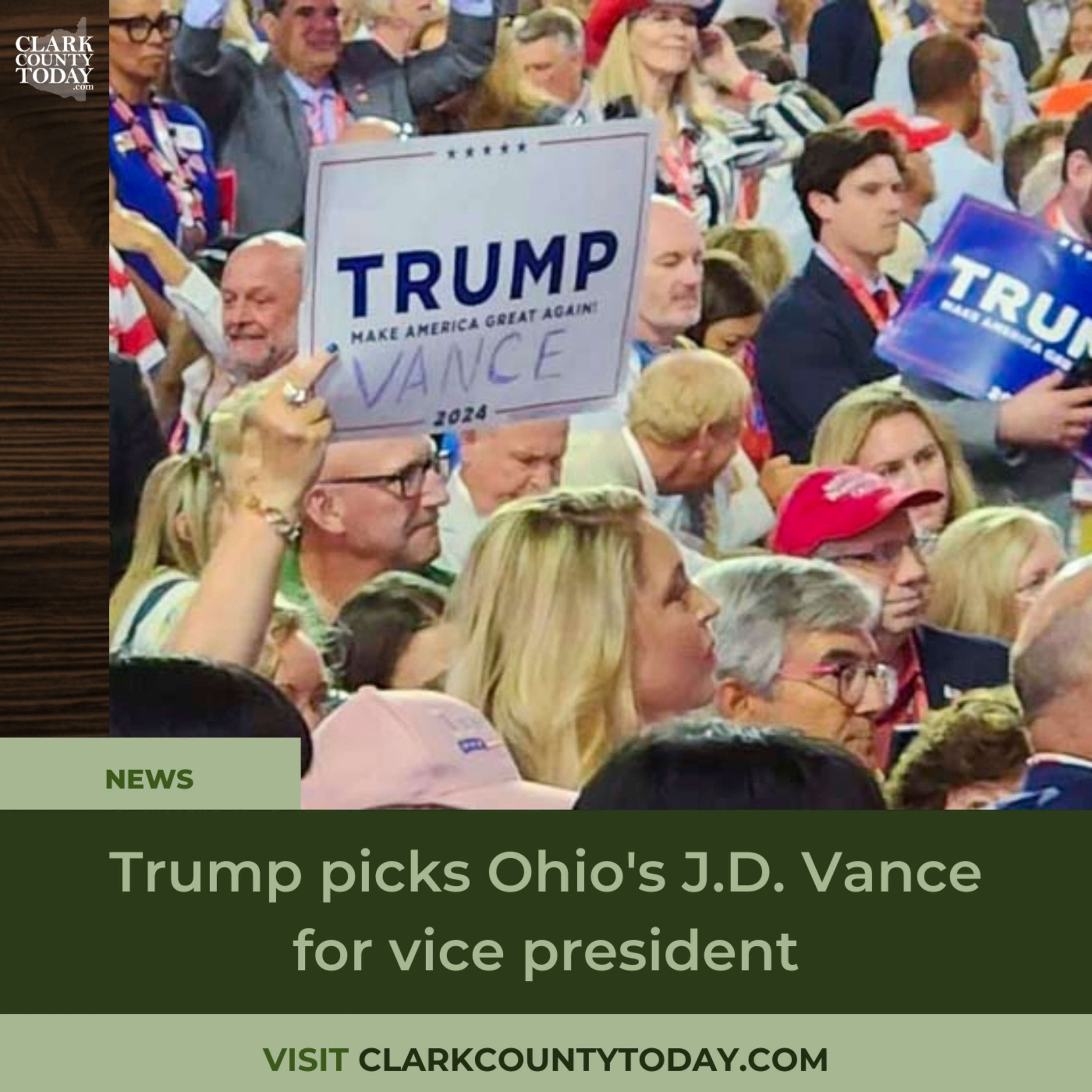 Trump picks Ohio's J.D. Vance for vice president