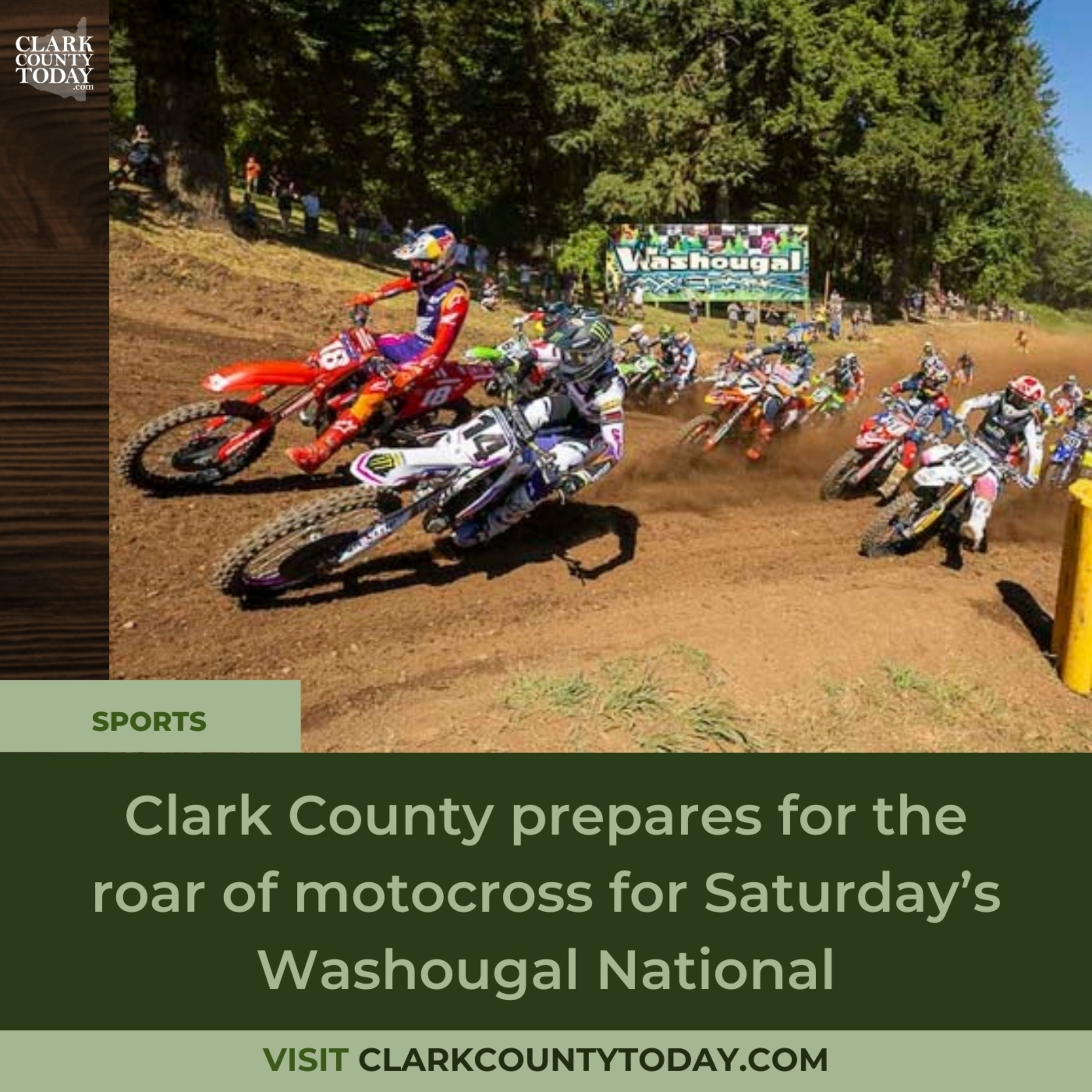 Clark County prepares for the roar of motocross for Saturday’s Washougal National