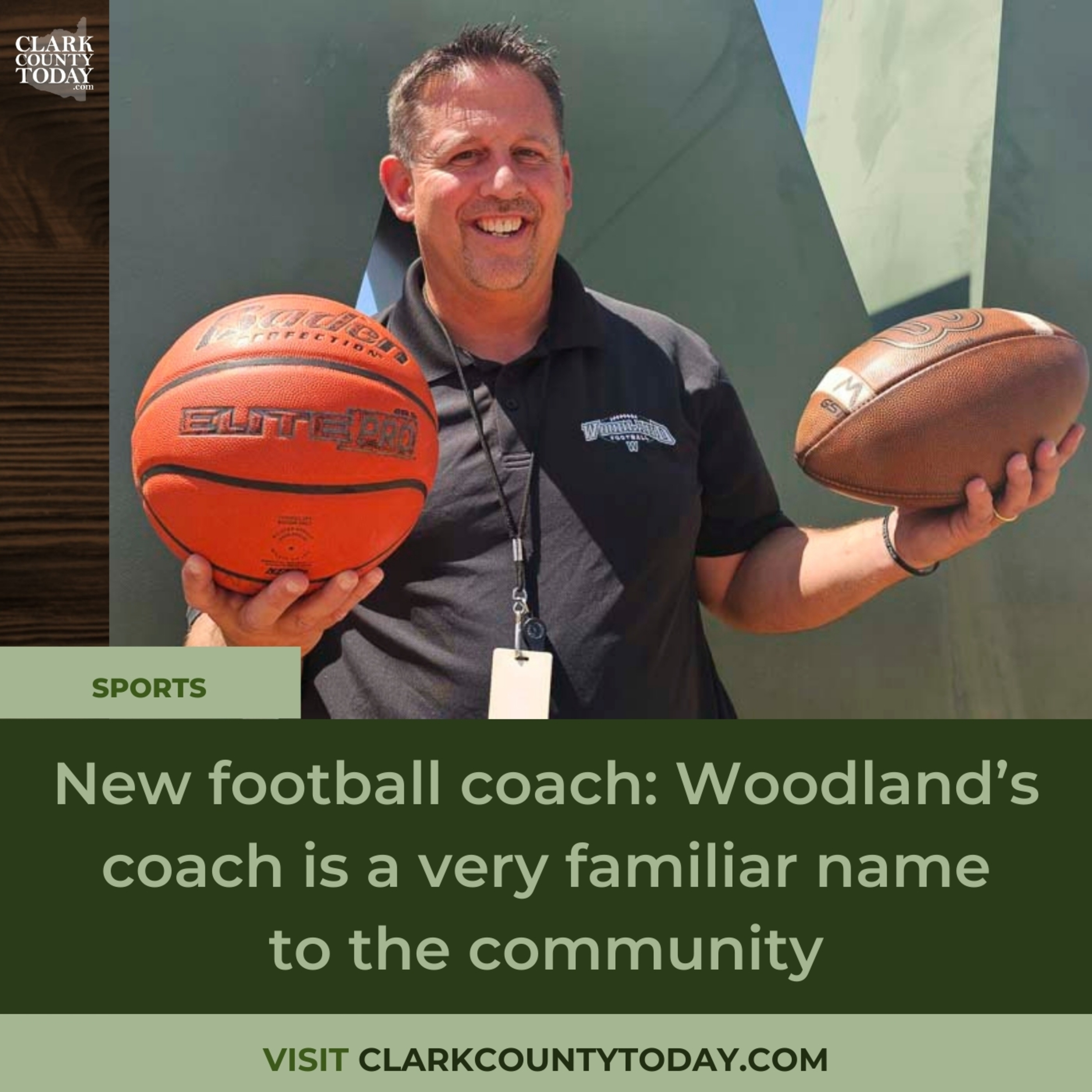 New football coach: Woodland’s coach is a very familiar name to the community