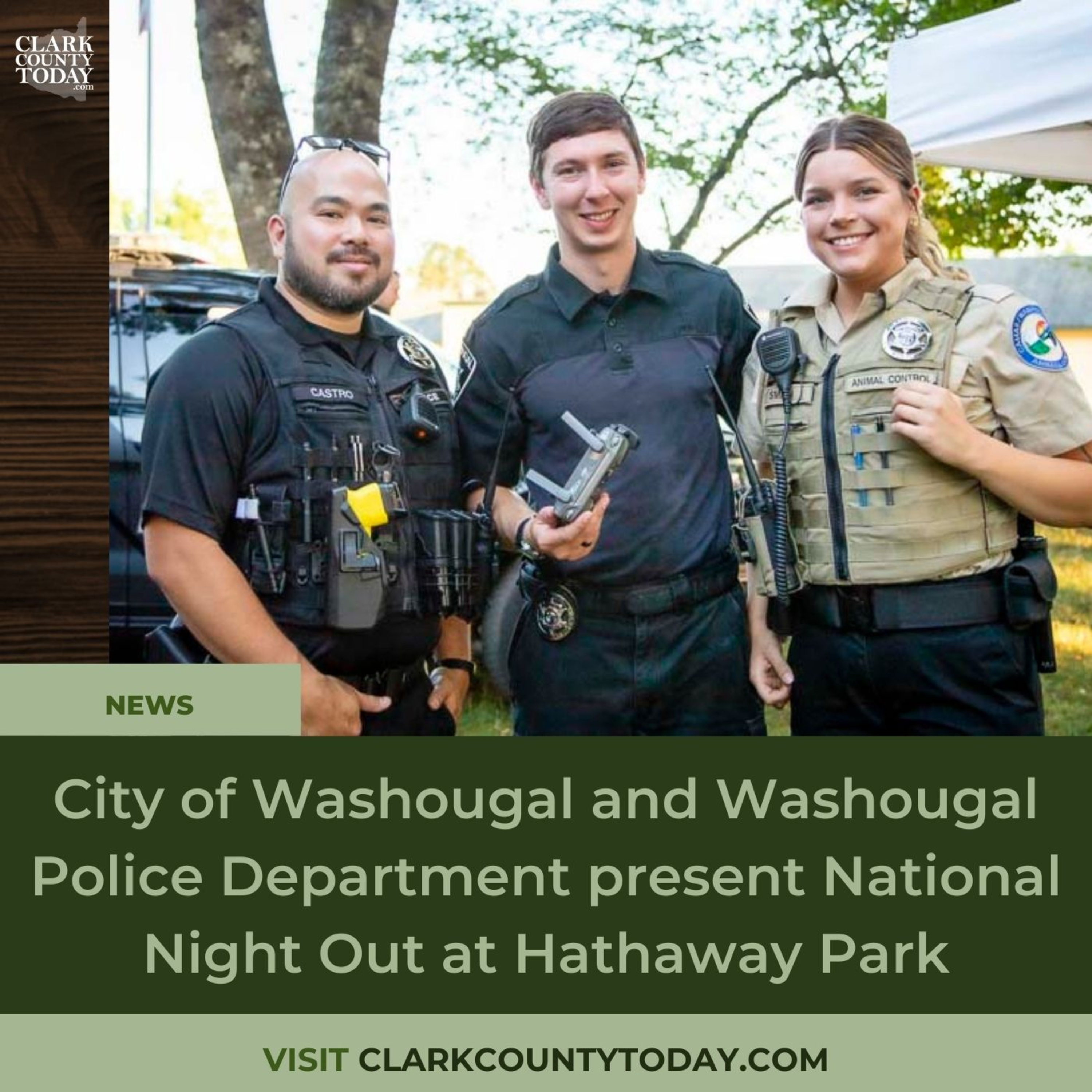 City of Washougal and Washougal Police Department present National Night Out at Hathaway Park
