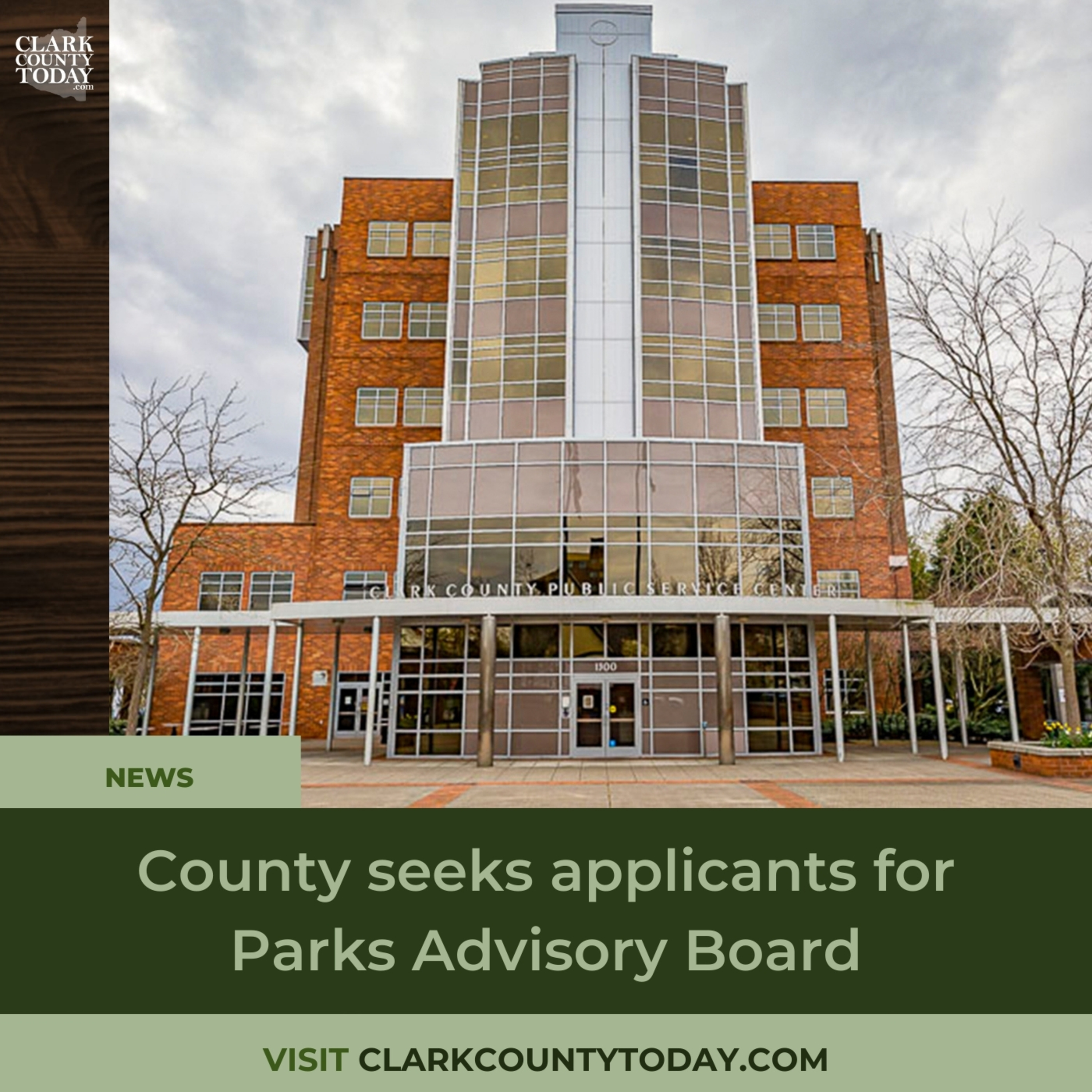 County seeks applicants for Parks Advisory Board