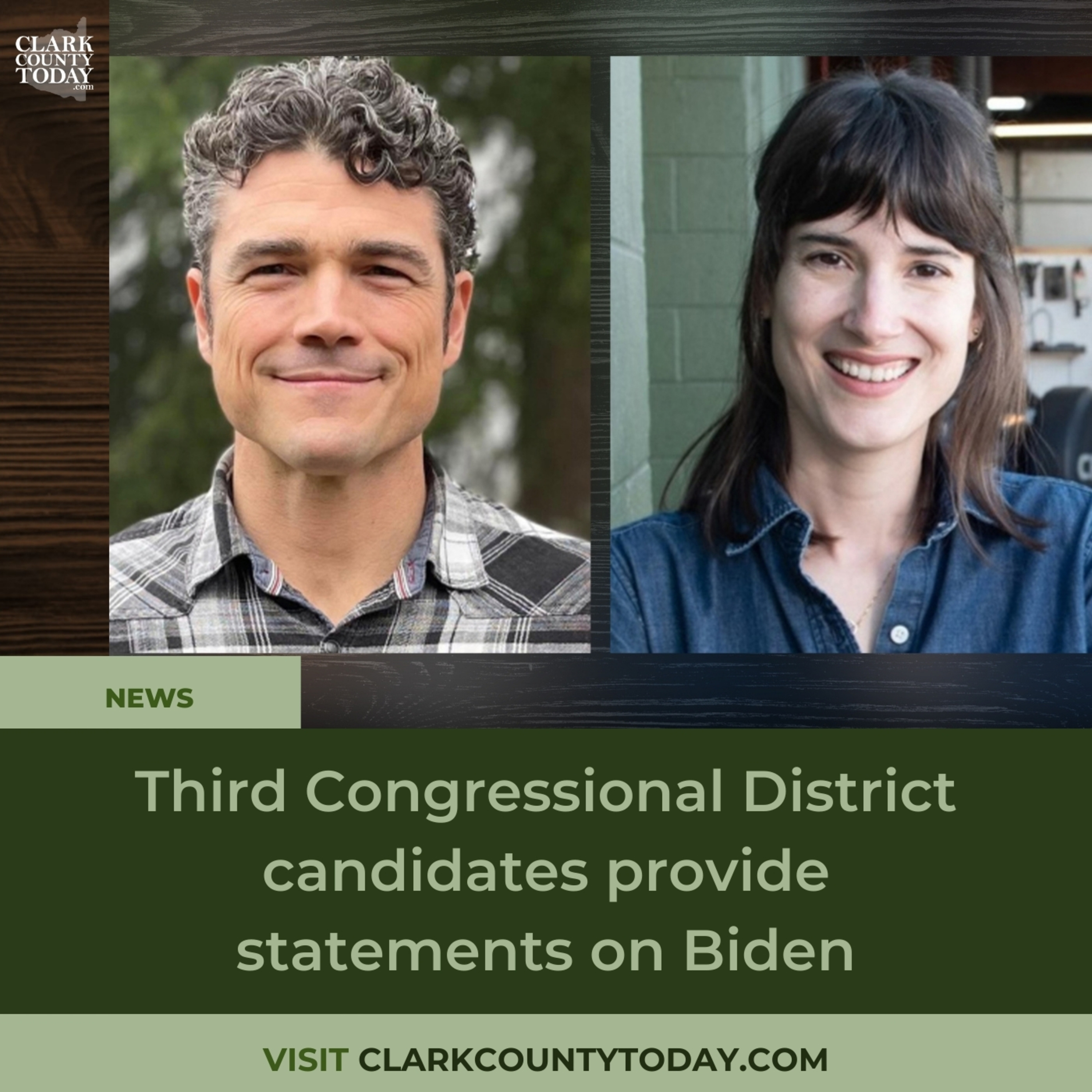 Third Congressional District candidates provide statements on Biden
