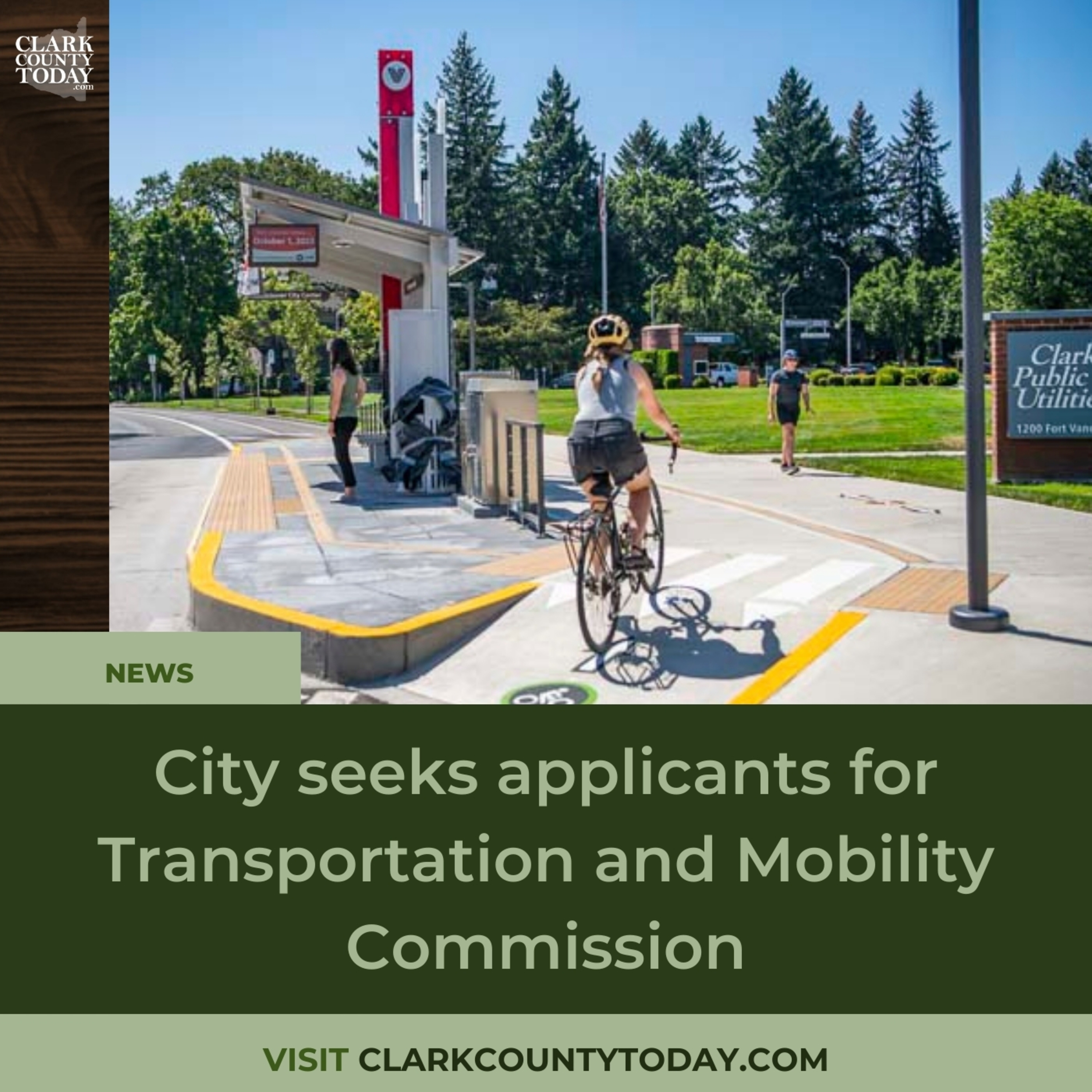 City seeks applicants for Transportation and Mobility Commission
