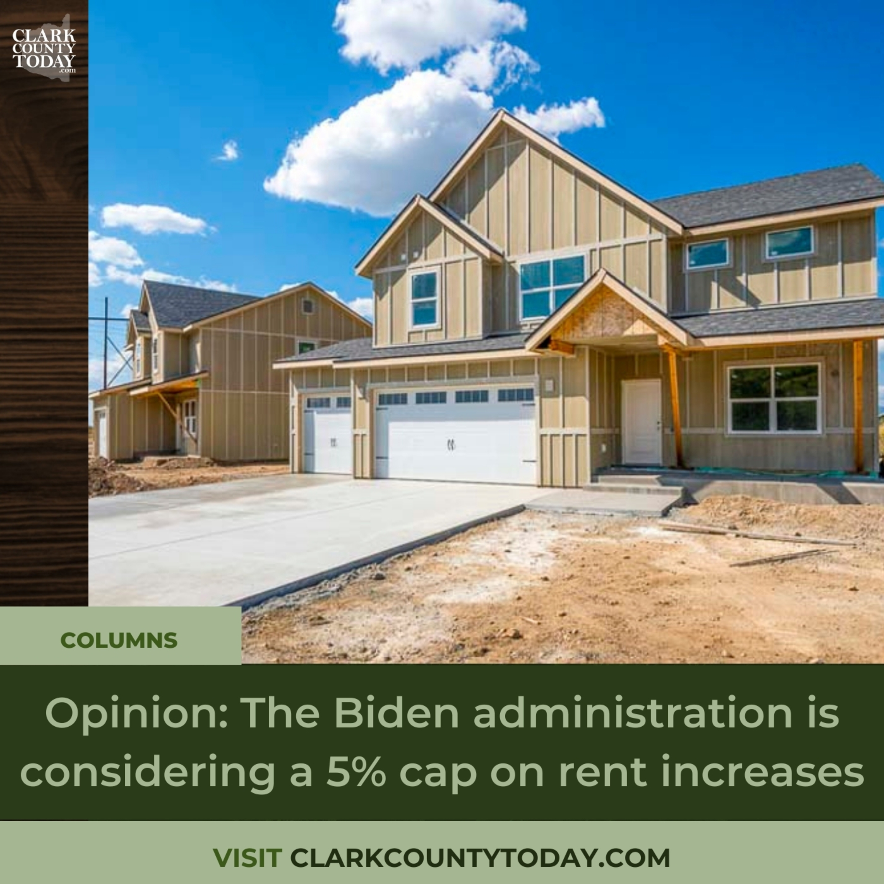 Opinion: The Biden administration is considering a 5% cap on rent increases