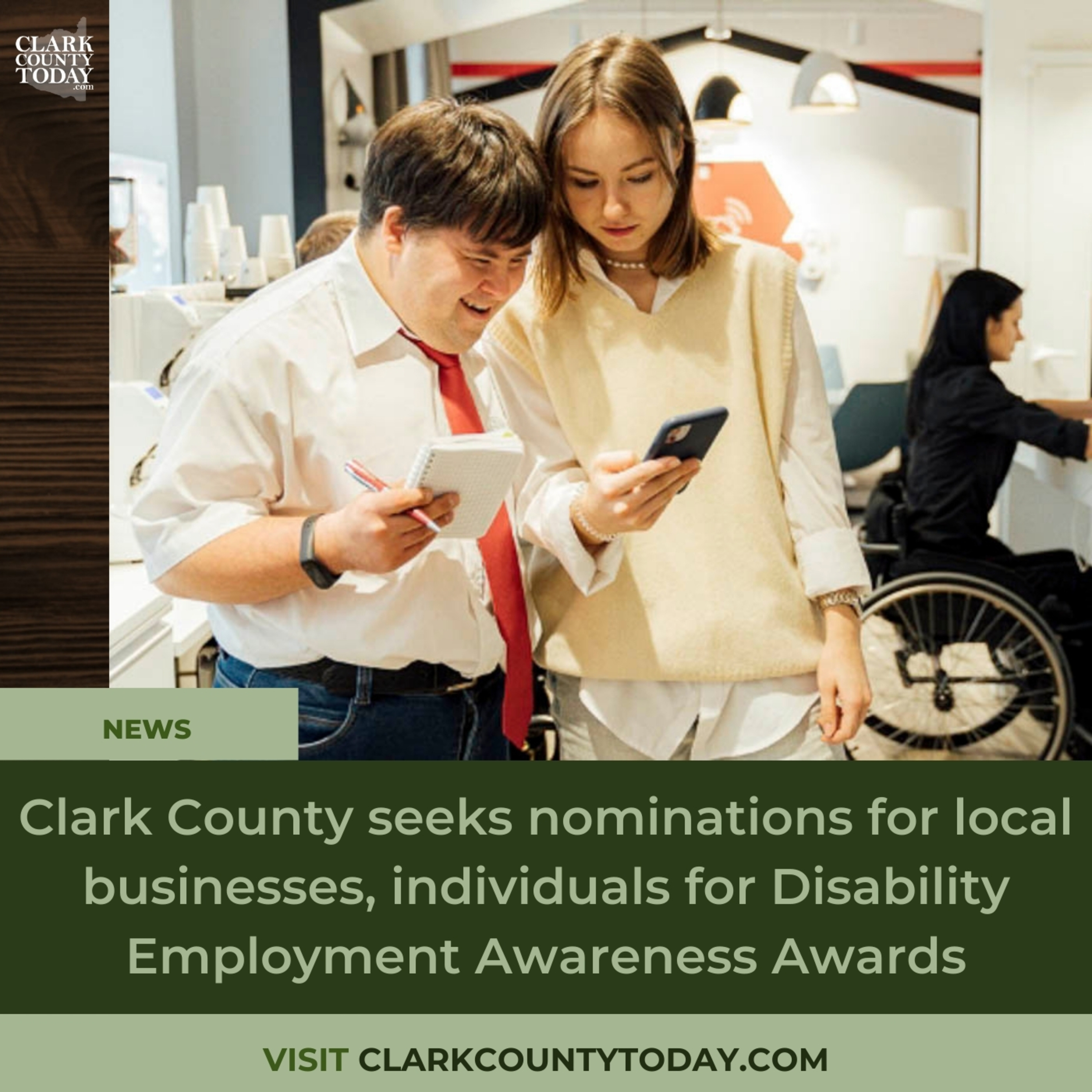Clark County seeks nominations for local businesses, individuals for Disability Employment Awareness Awards