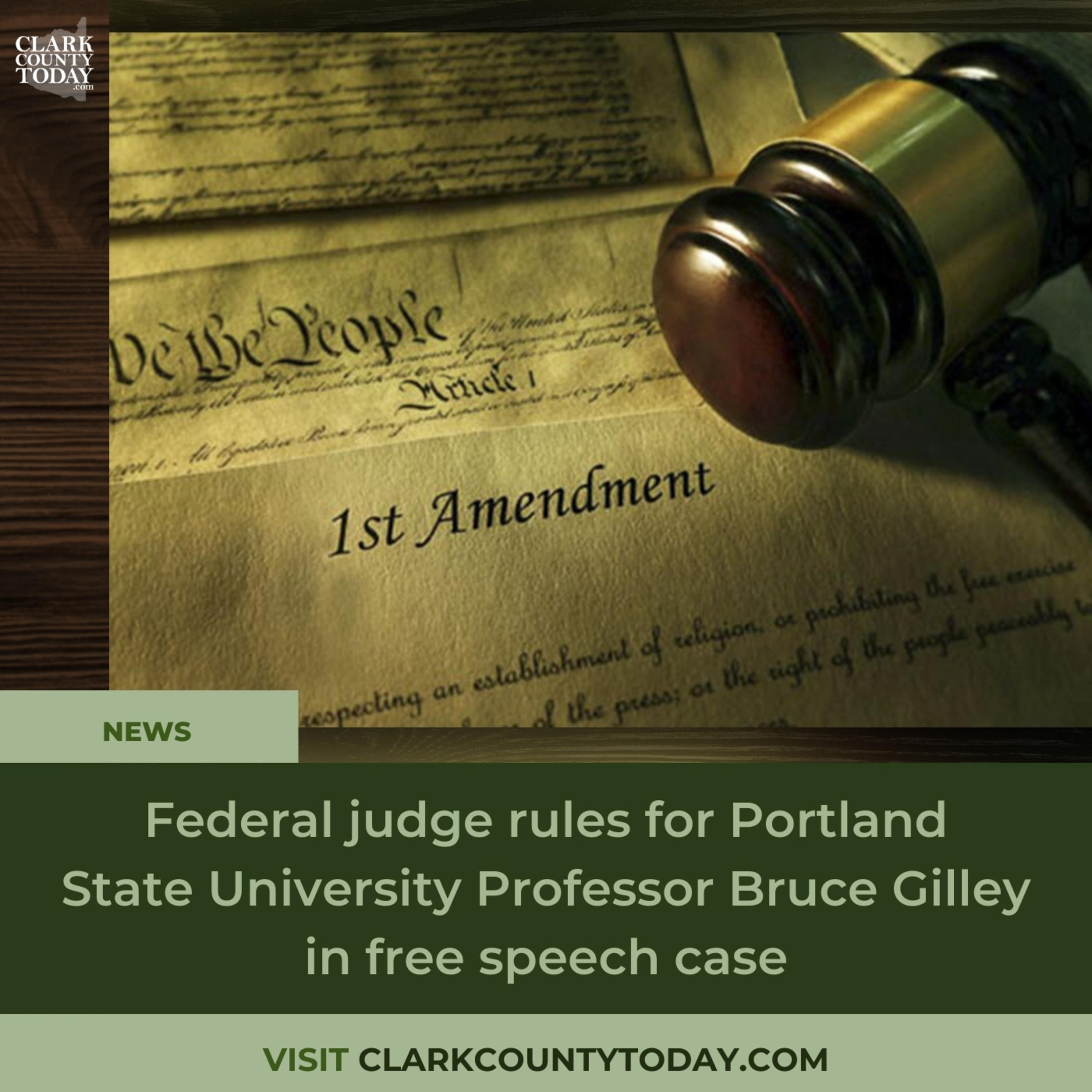 Federal judge rules for Portland State University Professor Bruce Gilley in free speech case