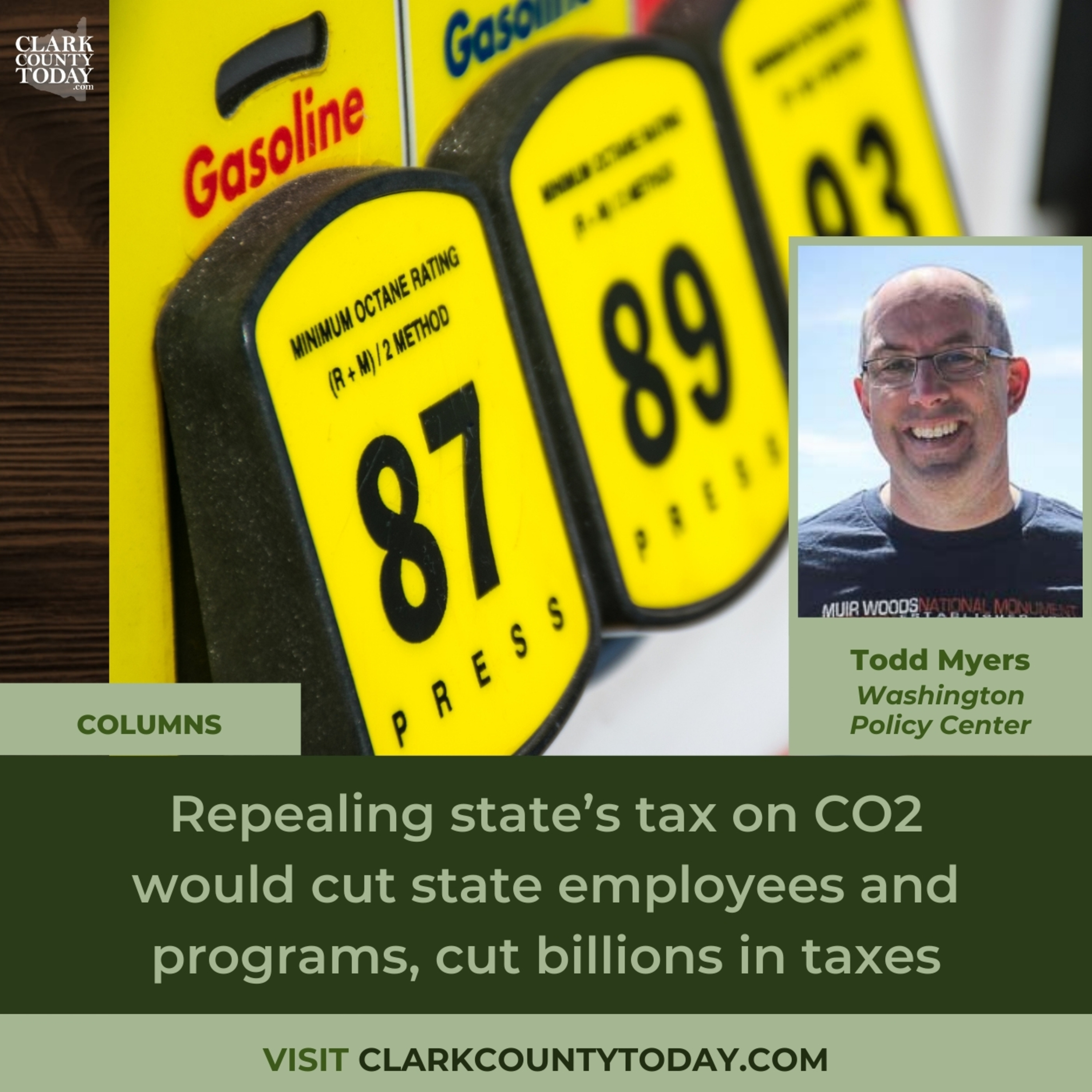 Repealing state’s tax on CO2 would cut state employees and programs, cut billions in taxes
