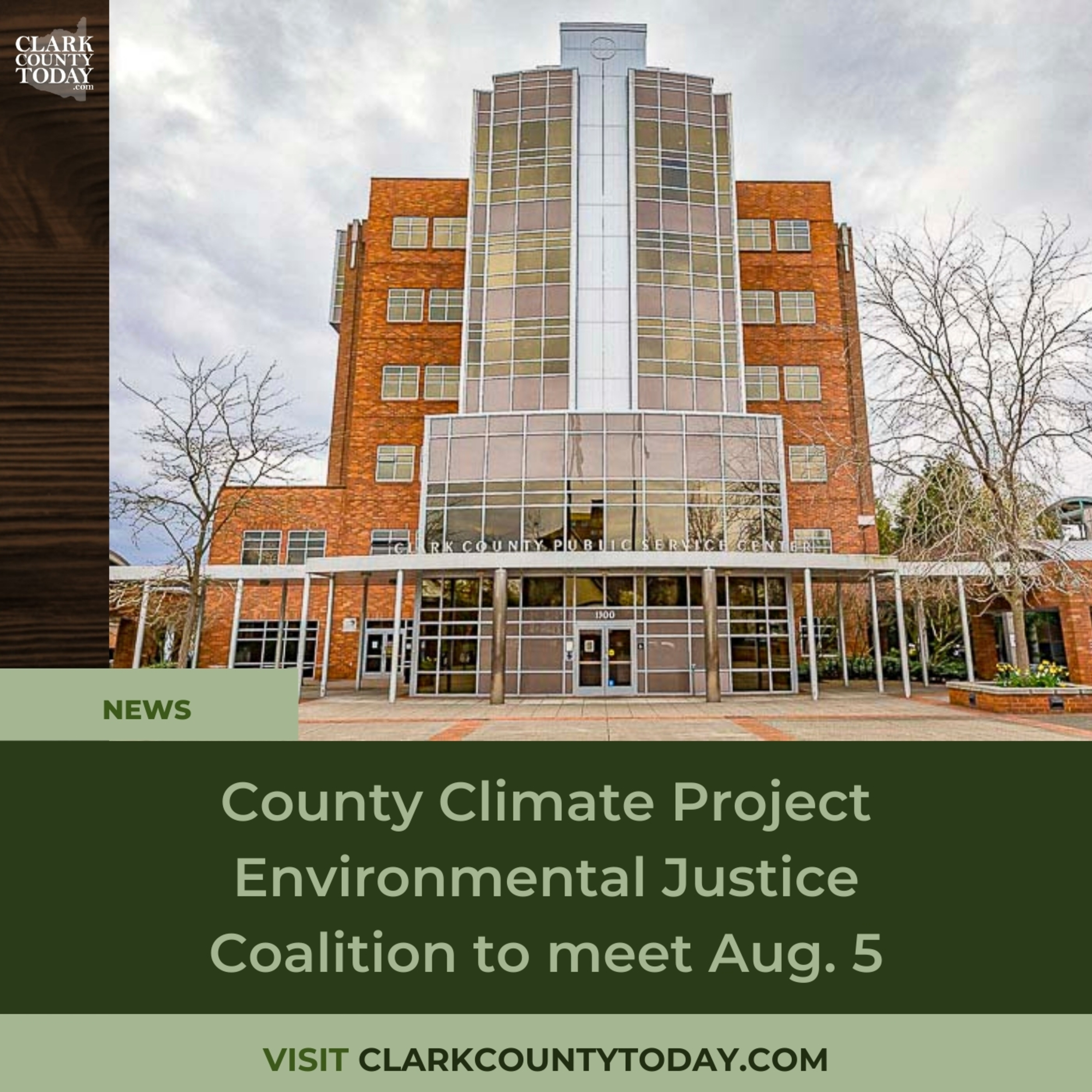 County Climate Project Environmental Justice Coalition to meet Aug. 5