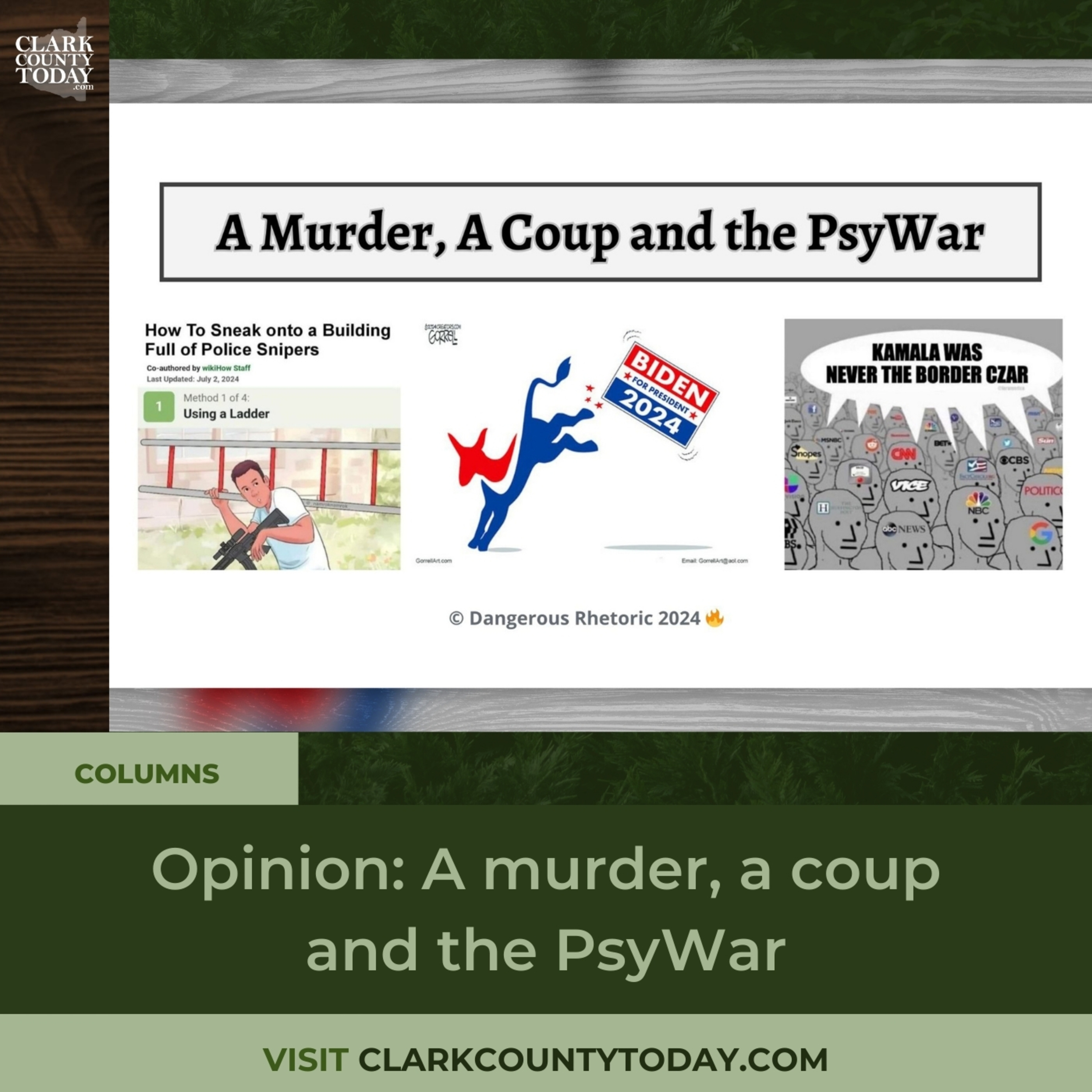 Opinion: A murder, a coup and the PsyWar