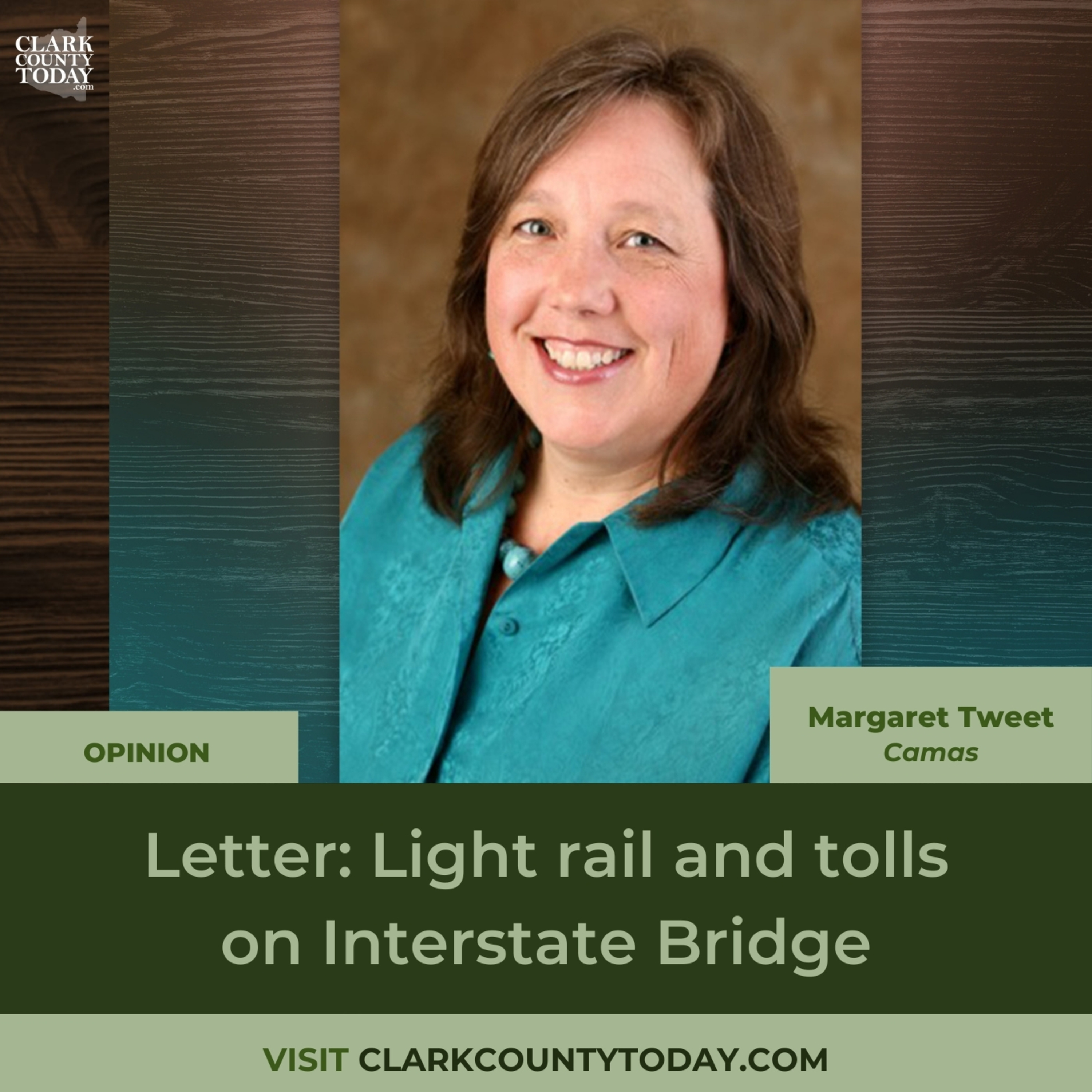 Letter: Light rail and tolls on Interstate Bridge