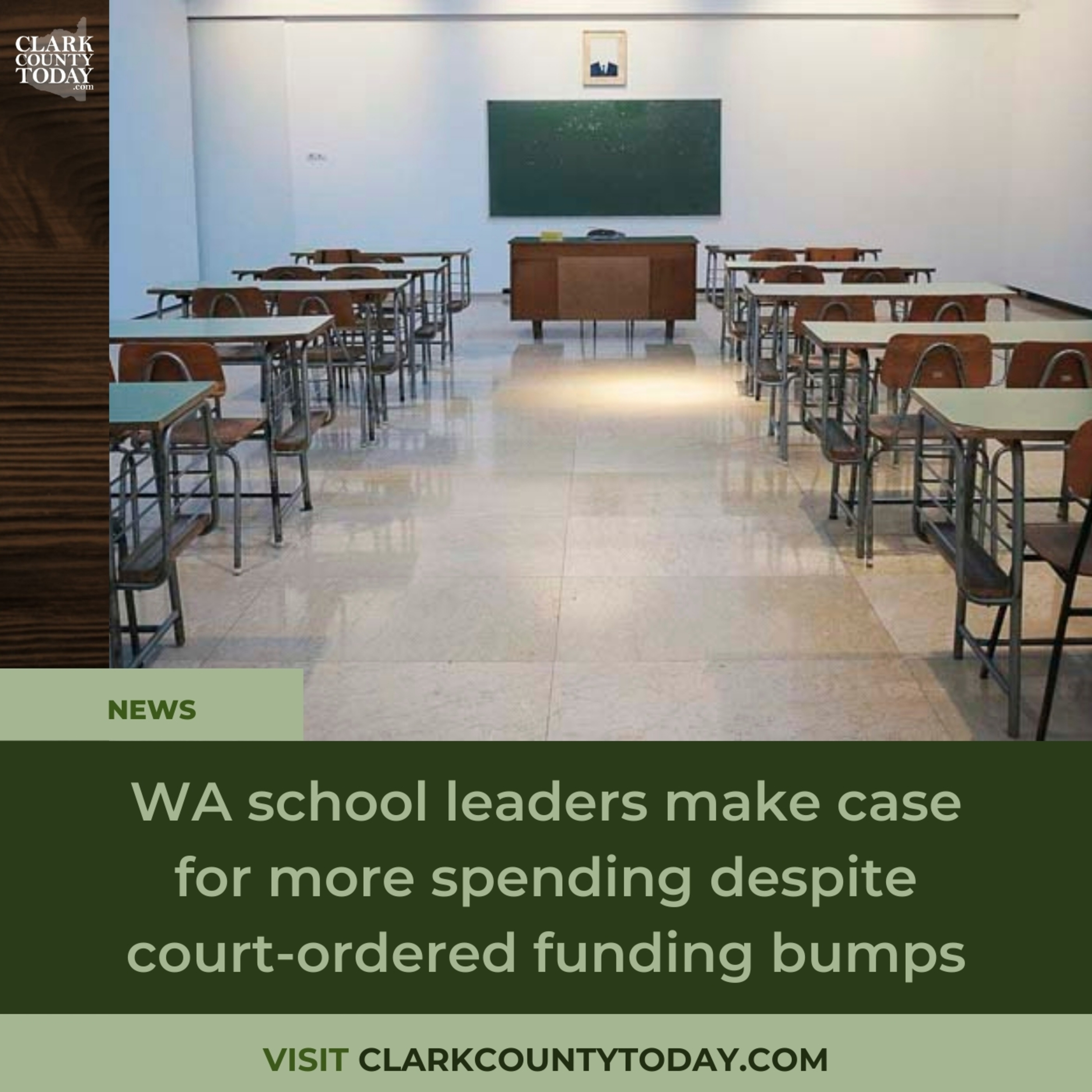 WA school leaders make case for more spending despite court-ordered funding bumps
