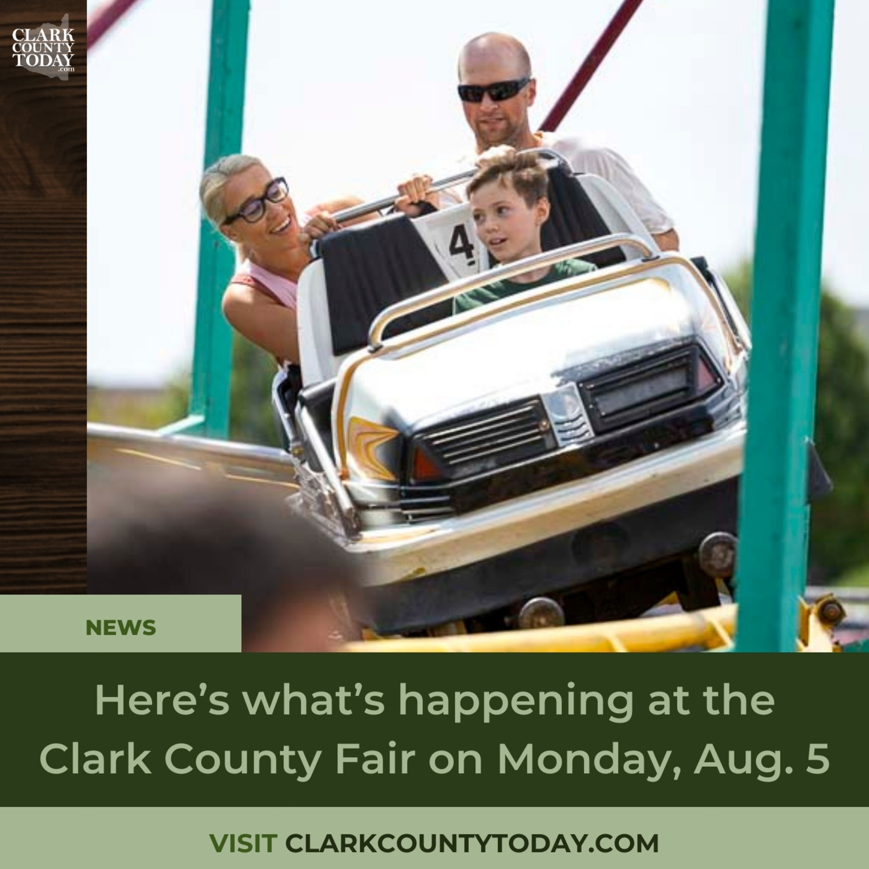 Here’s what’s happening at the Clark County Fair on Monday, Aug. 5