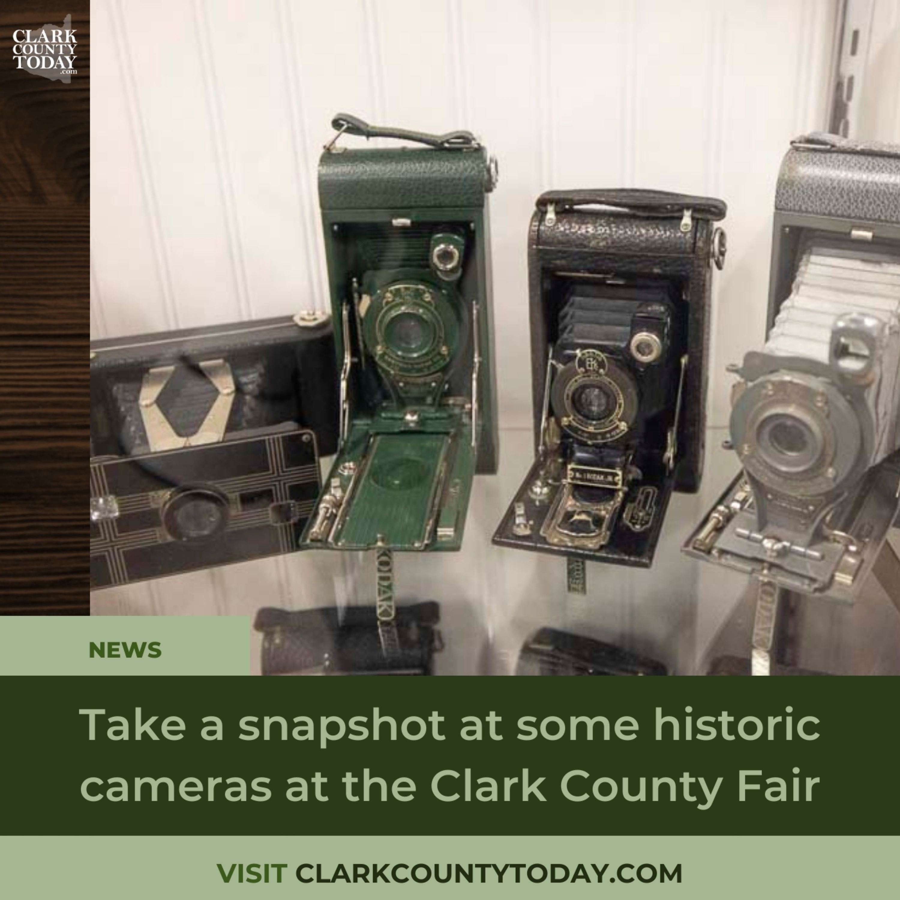 Take a snapshot at some historic cameras at the Clark County Fair